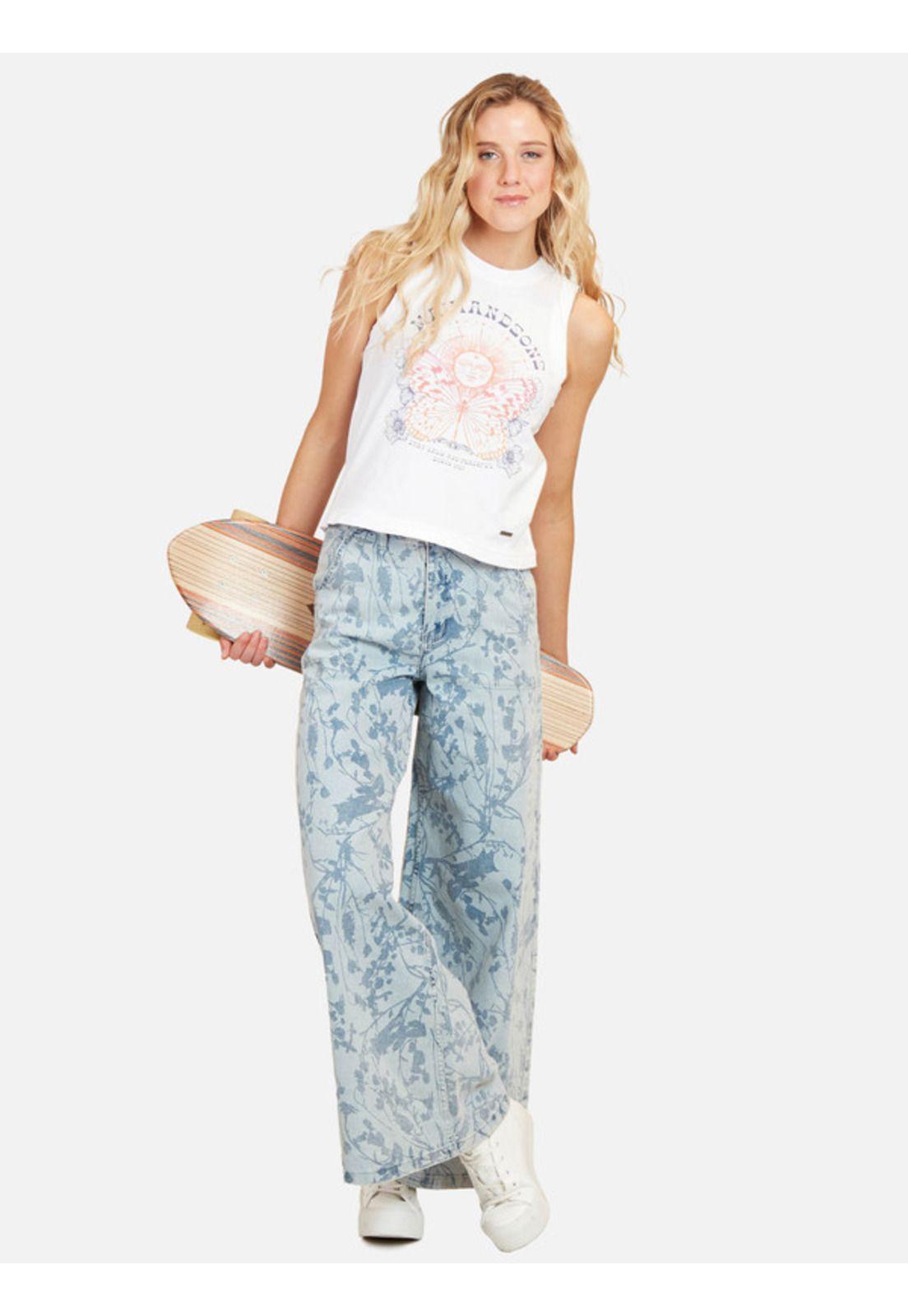 Polera Sunfly Tank Mujer Blanco Maui And Sons-3