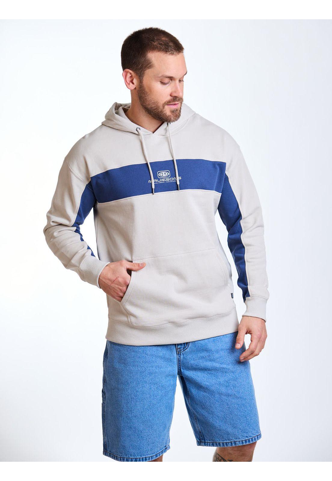 Poleron Canguro Street Beige Hombre Maui and Sons-5