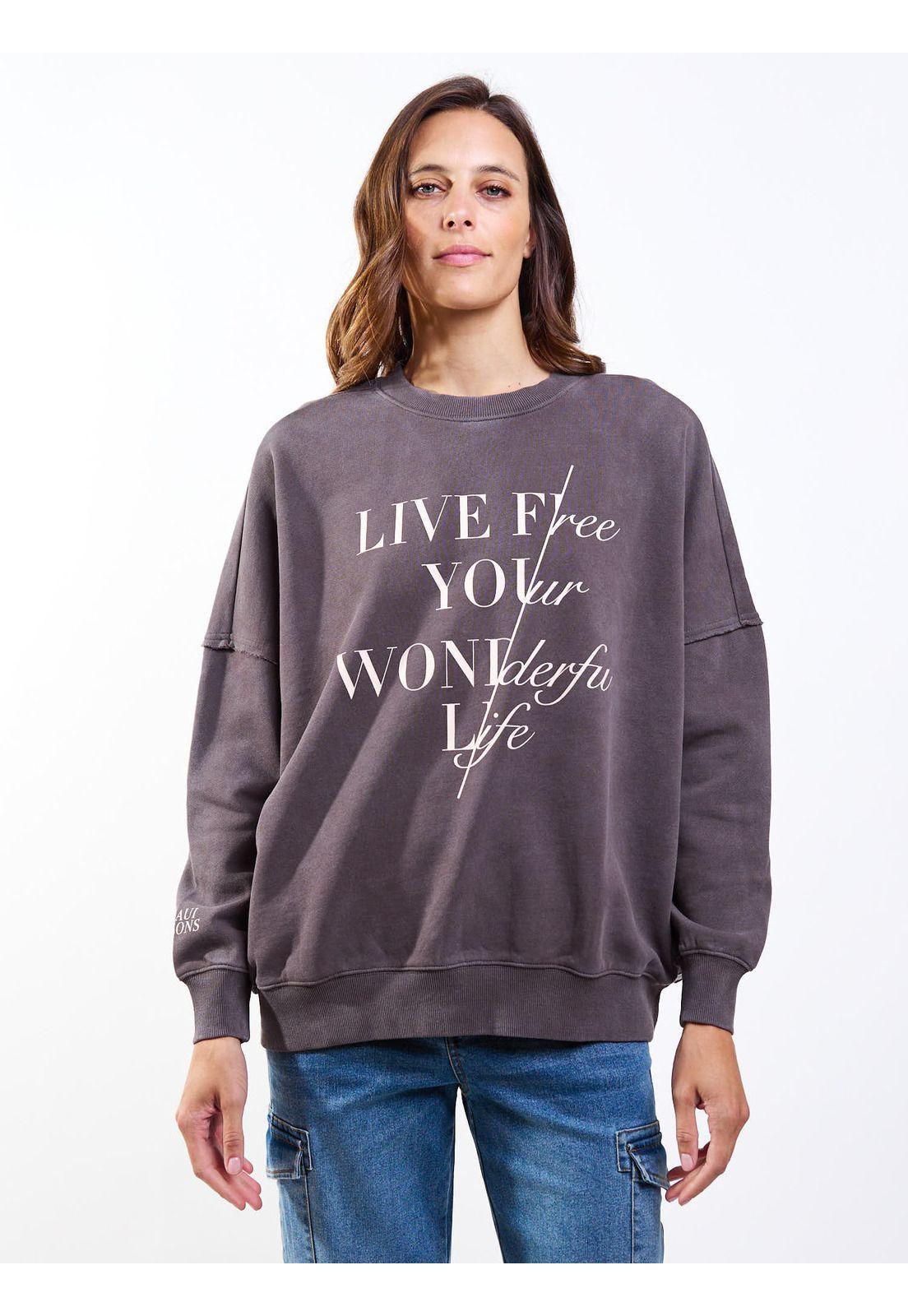 Poleron CR Palaos Café Mujer Maui And Sons-4