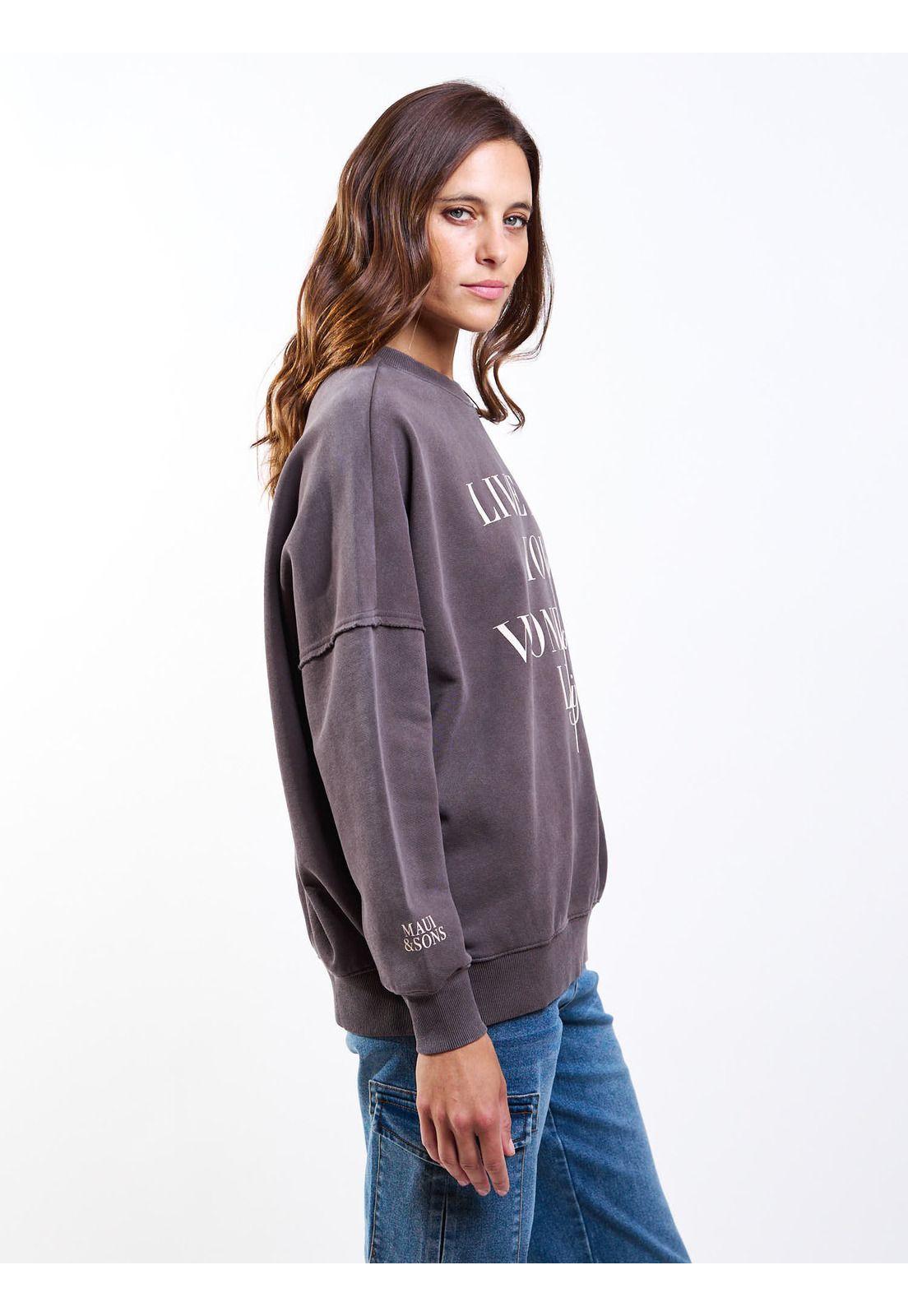 Poleron CR Palaos Café Mujer Maui And Sons-6