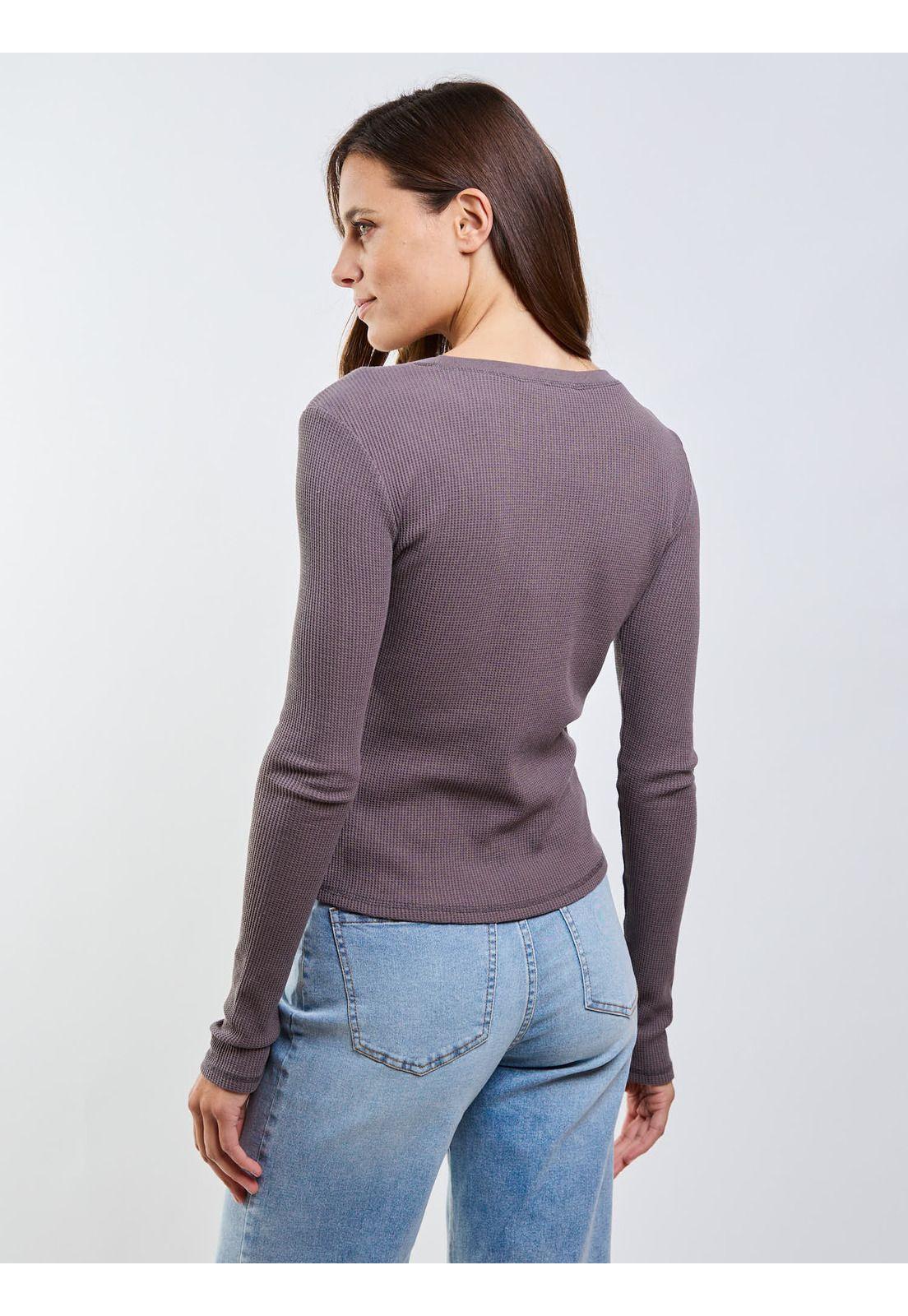 Polera ML Cerdeña Café Mujer Maui And Sons-1