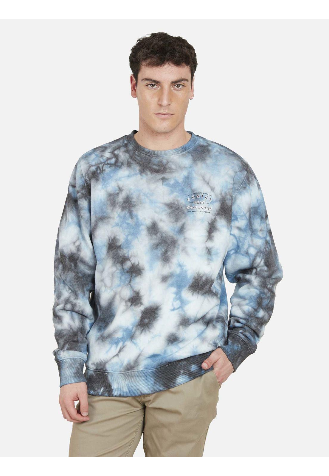 Poleron BLUE TD Hombre Multicolor Maui and Sons-0