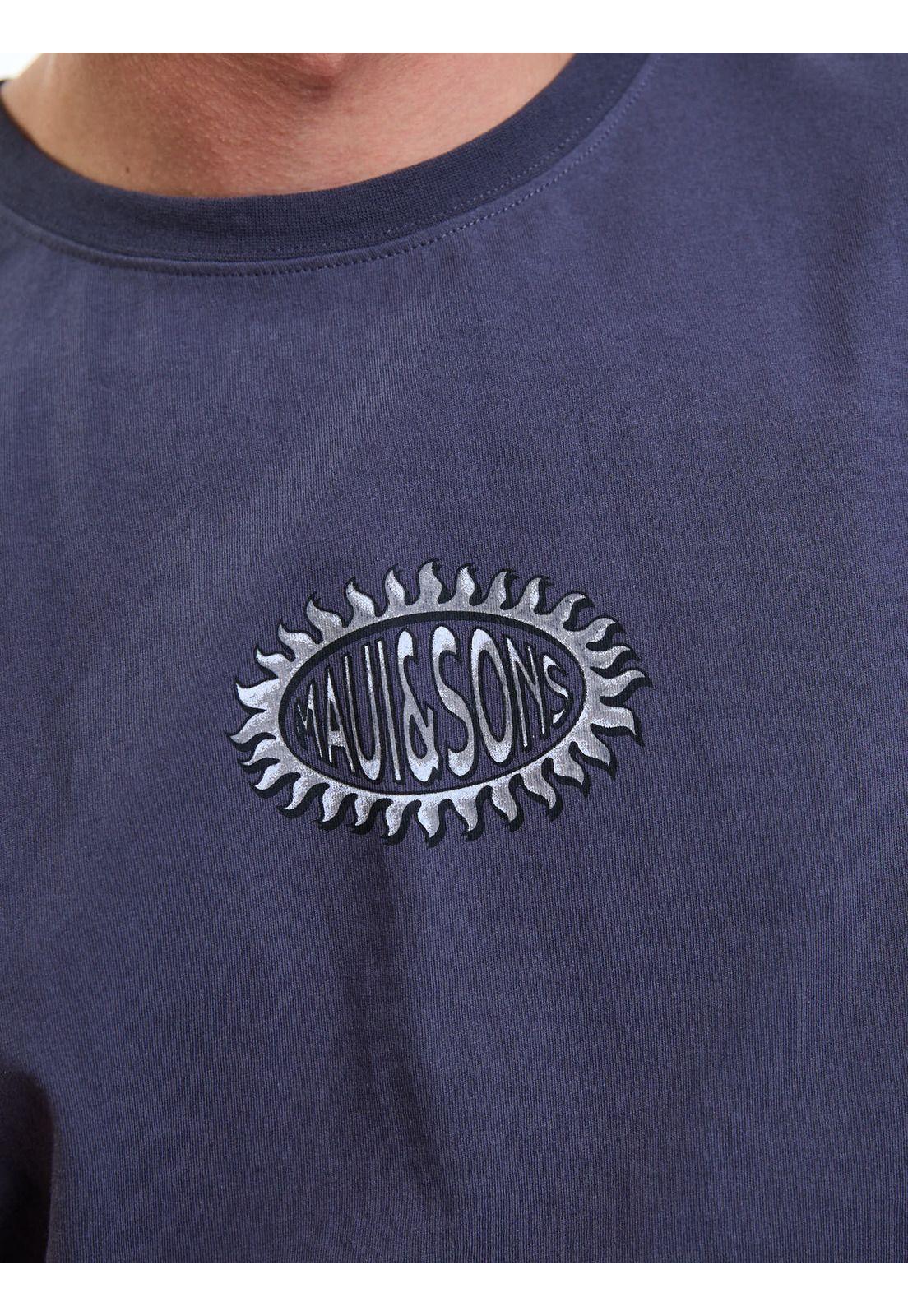 Polera MC Drifter Gris Hombre Maui and Sons-3