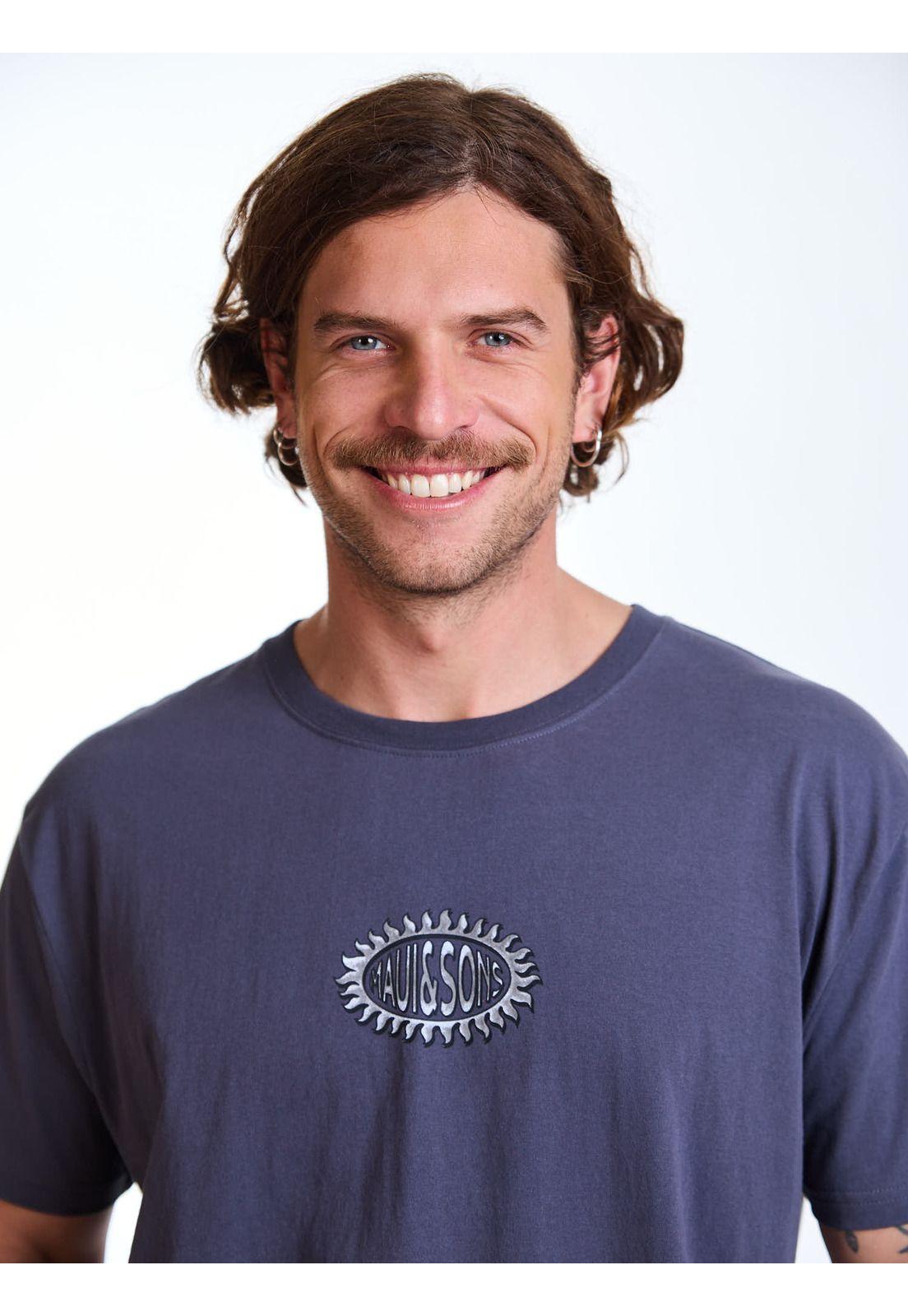 Polera MC Drifter Gris Hombre Maui and Sons-4