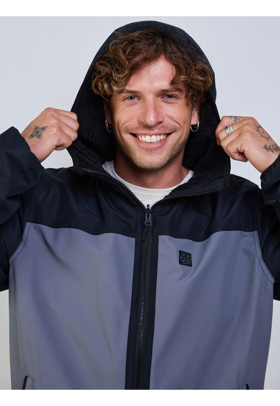 Chaqueta Stone Gris Hombre Maui And Sons-3