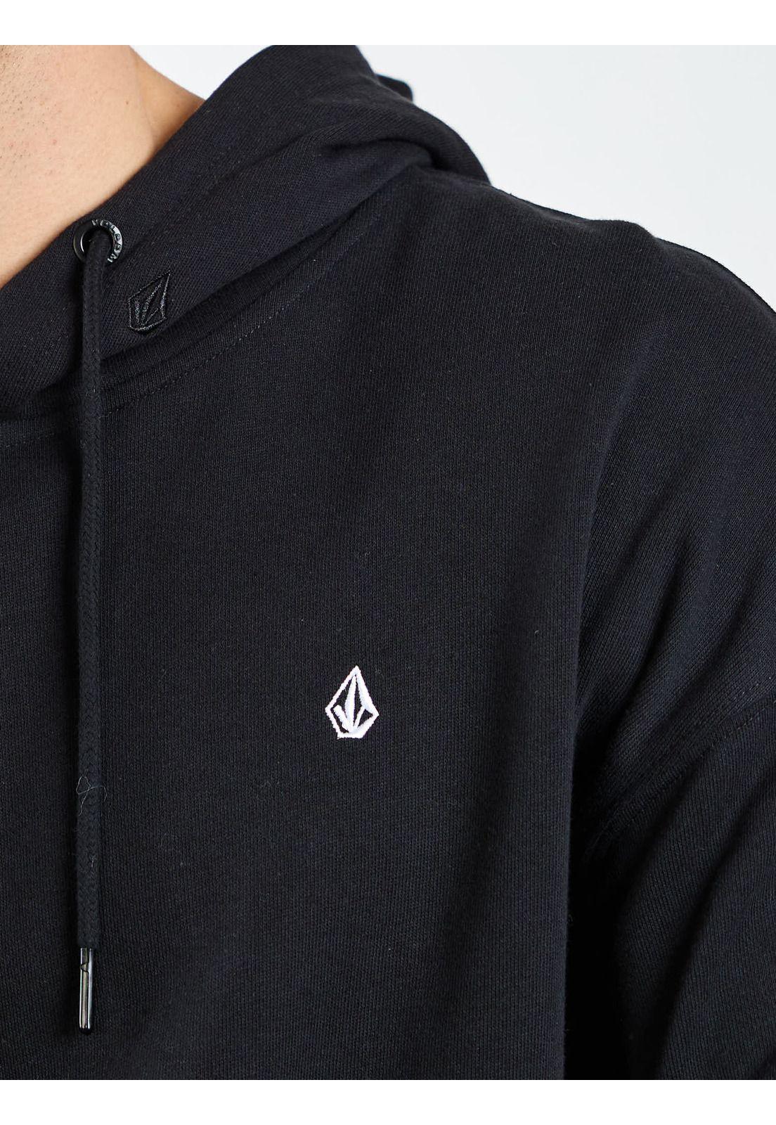 Poleron Canguro Pulse Negro Hombre Volcom-3