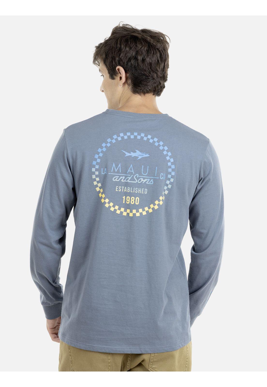 Polera M/L Hombre Maui 5P413-MI21 Gris-1