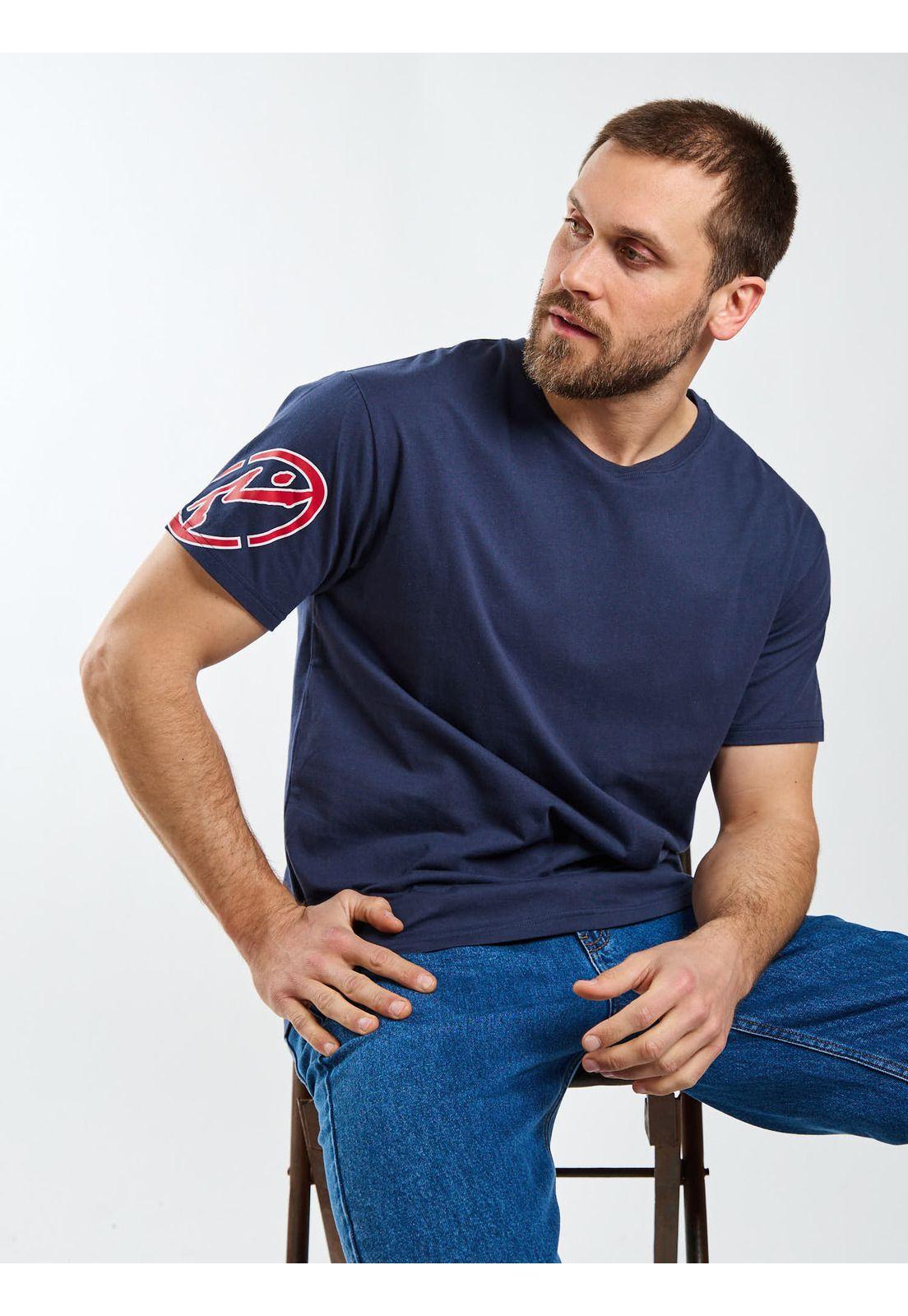 Polera MC East Coast Azul Hombre Rusty-7