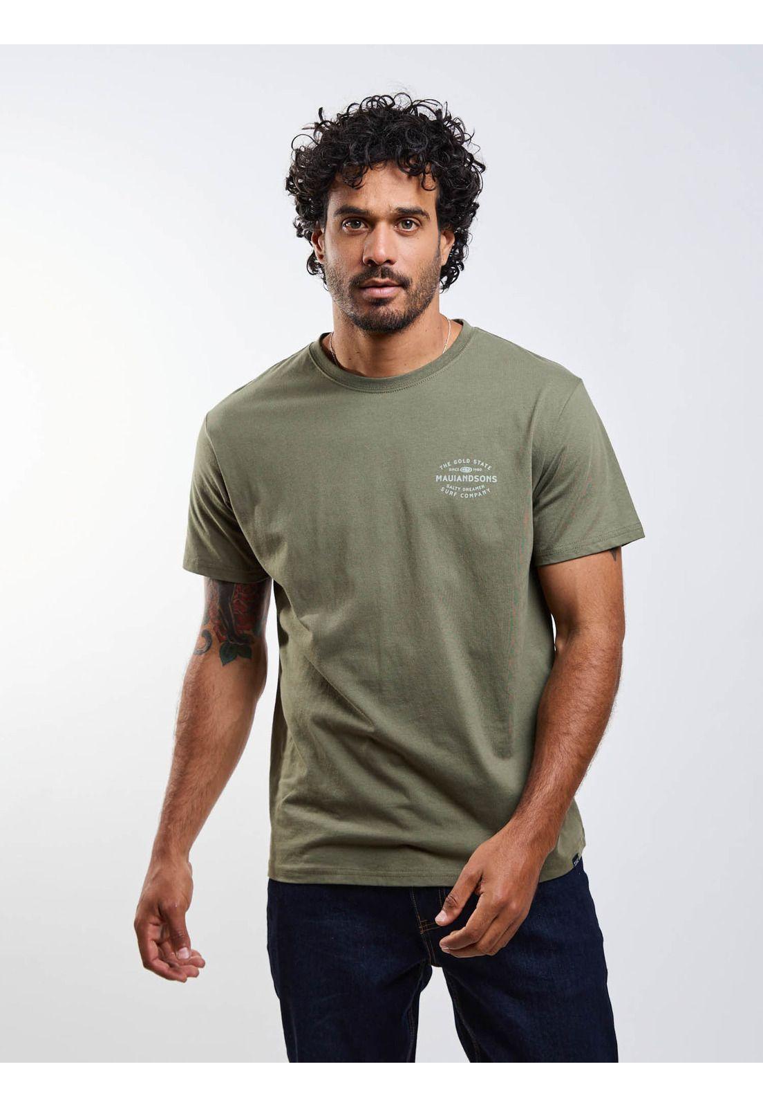 Polera MC Dreamer Verde Hombre Maui And Sons-4