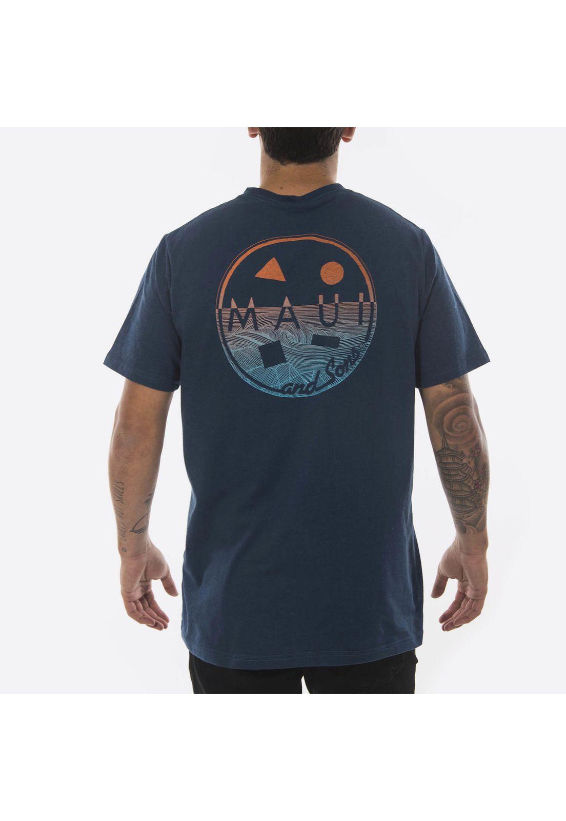 Polera M/C Hombre Azul Maui and Sons 5P308-MV19-1