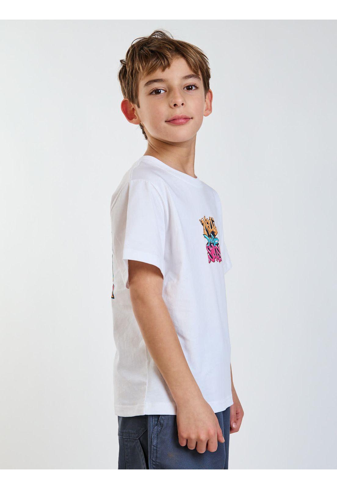 Polera MC Sunset Blanco Infantil Maui and Sons-2