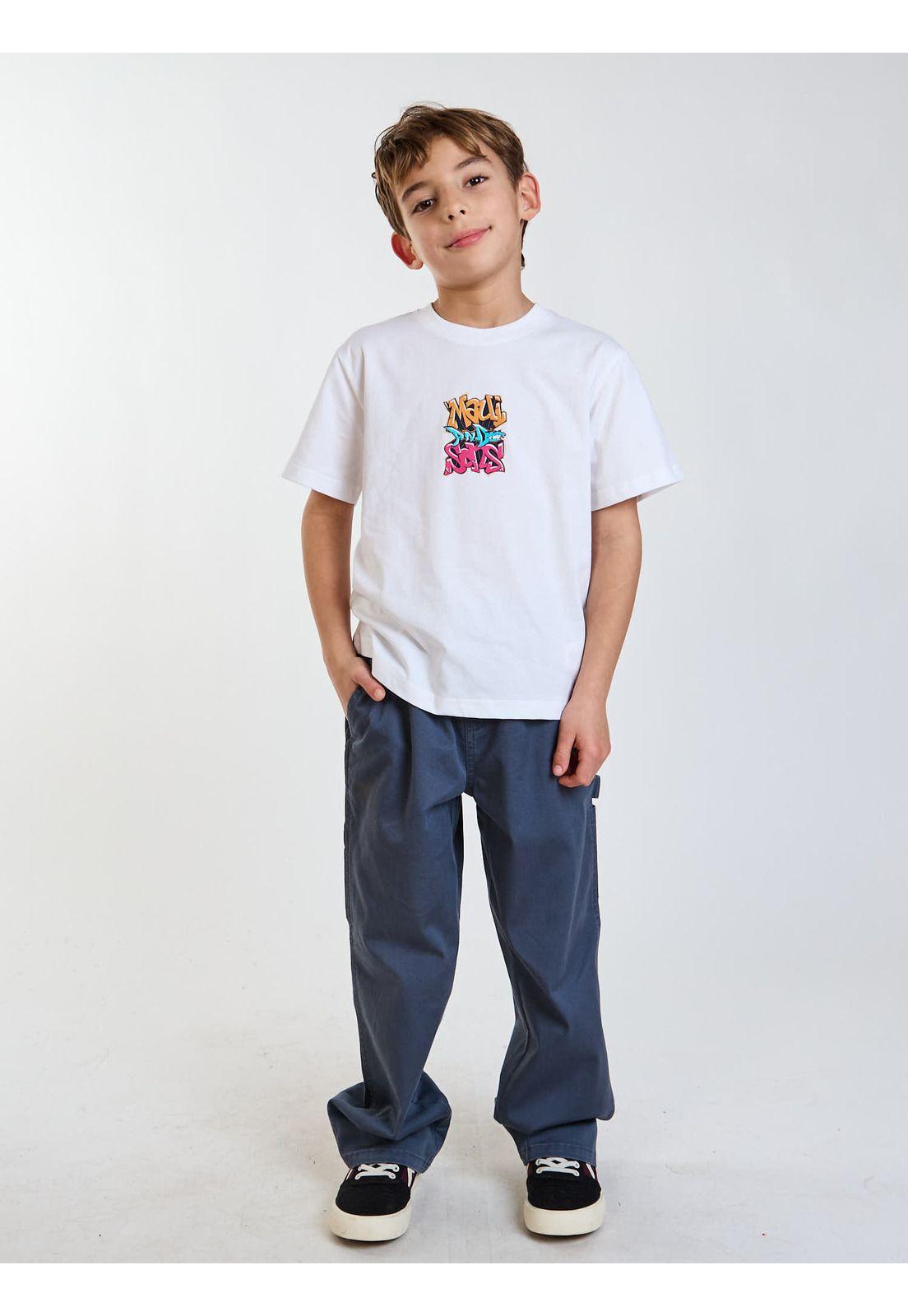 Polera MC Sunset Blanco Infantil Maui and Sons-6