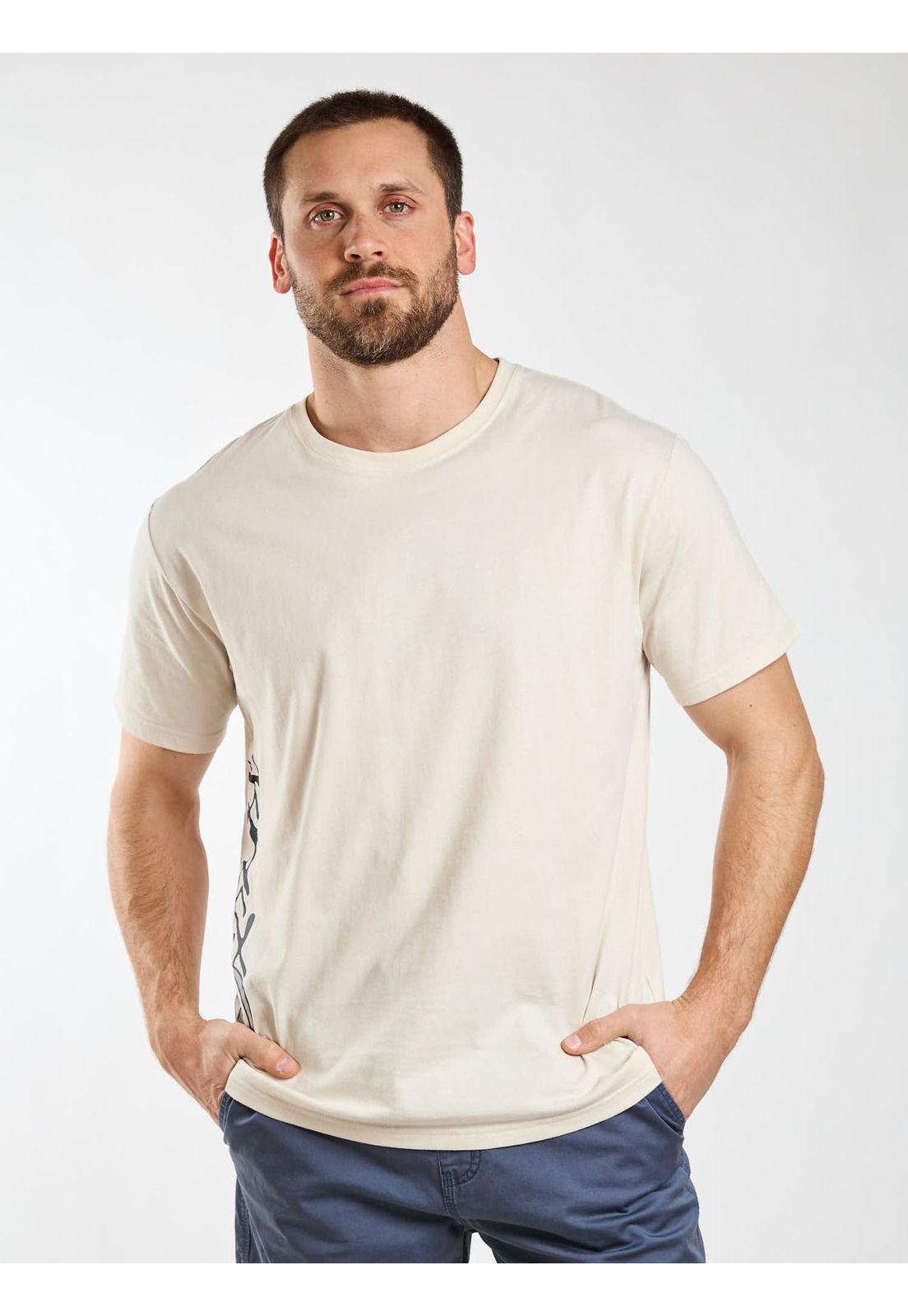 Polera MC Wrecker Blk Blanco Hombre Rusty-0