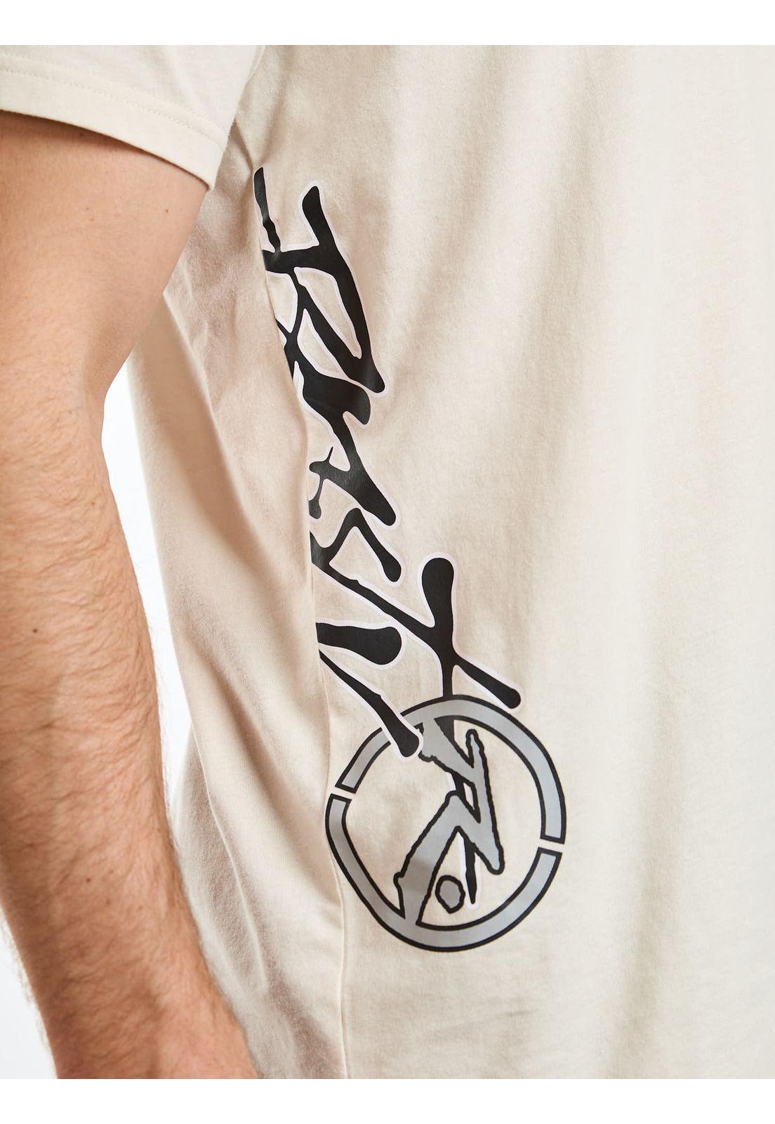 Polera MC Wrecker Blk Blanco Hombre Rusty-5