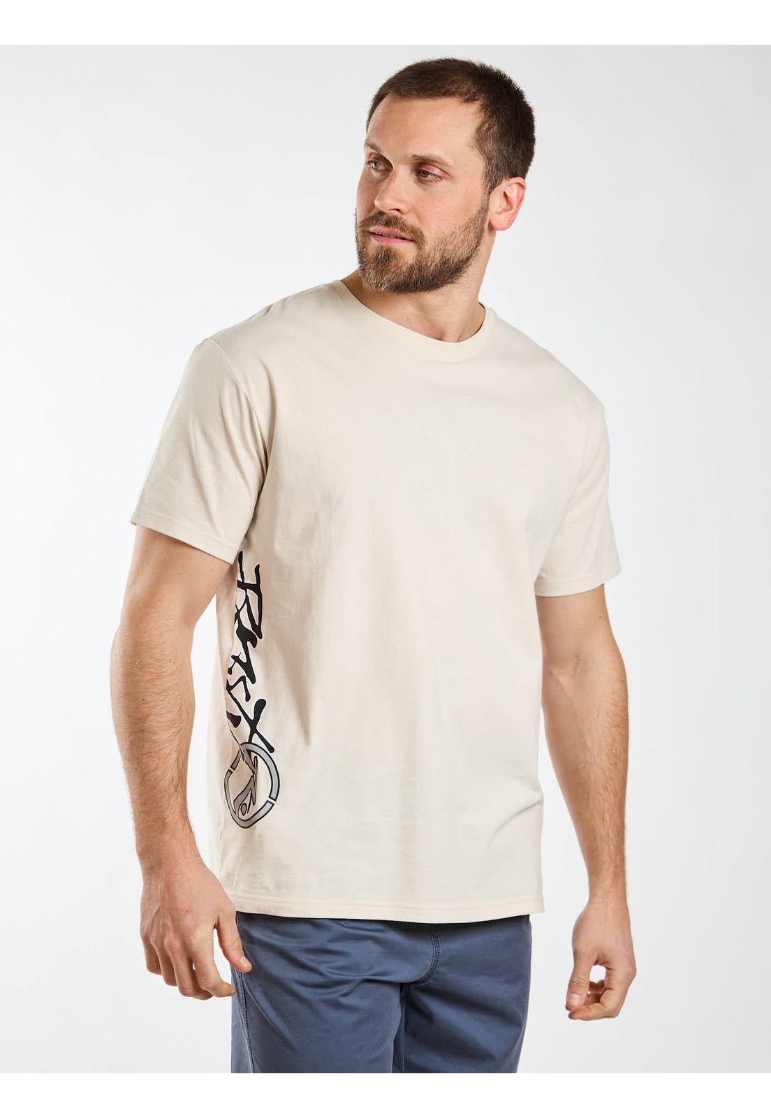 Polera MC Wrecker Blk Blanco Hombre Rusty-6