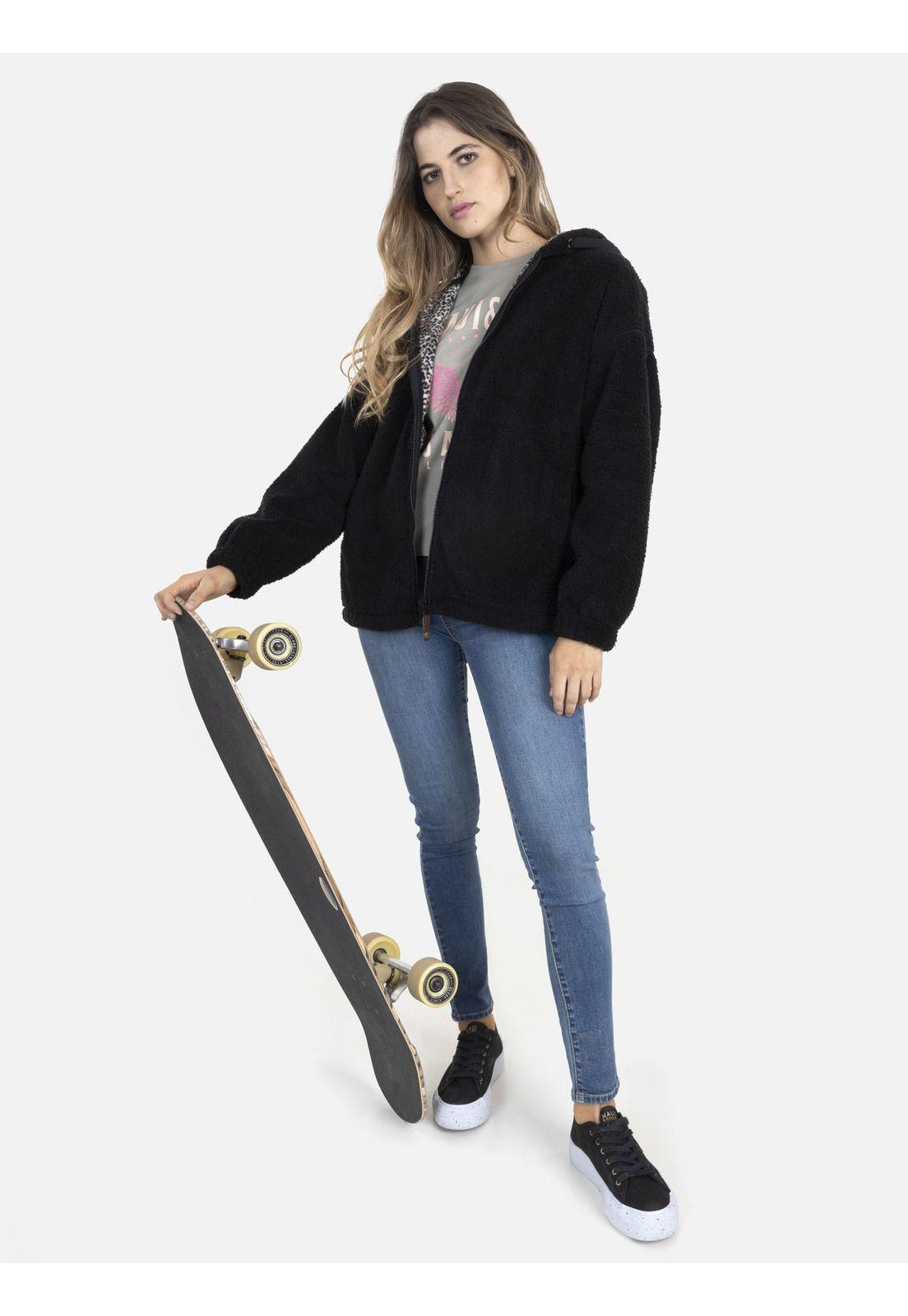 Poleron Mujer 5O297 Negro Maui and Sons-3