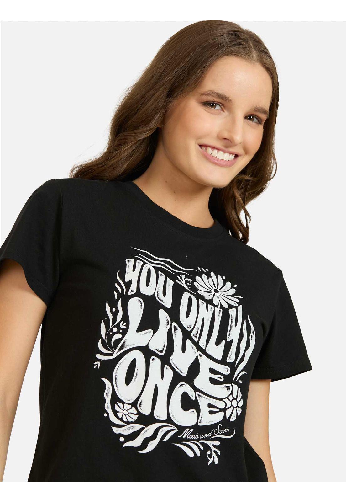 Polera MC Kailoa Negro Mujer Maui And Sons-2