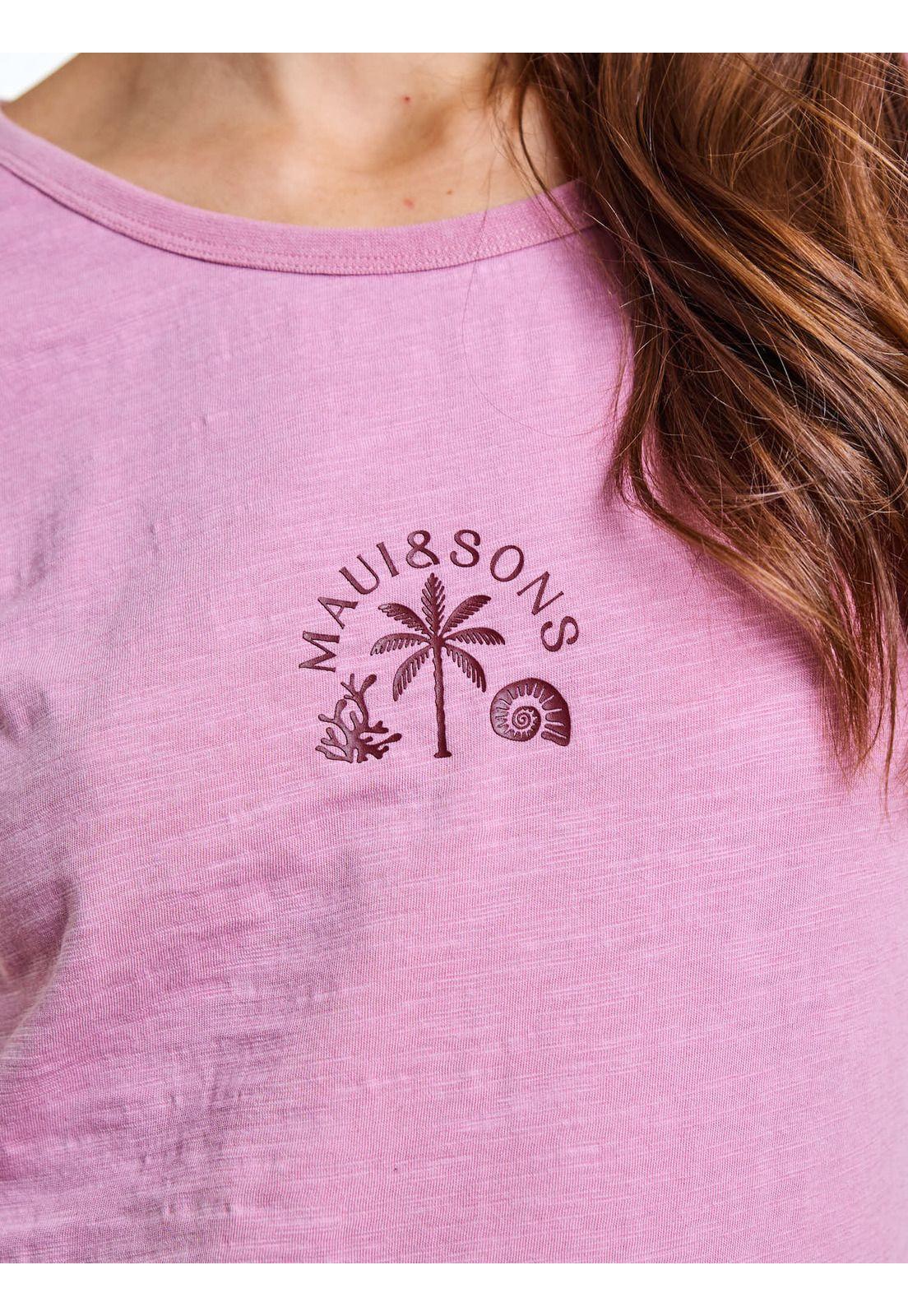 Polera MC Sore Rosado Mujer Maui and Sons-4