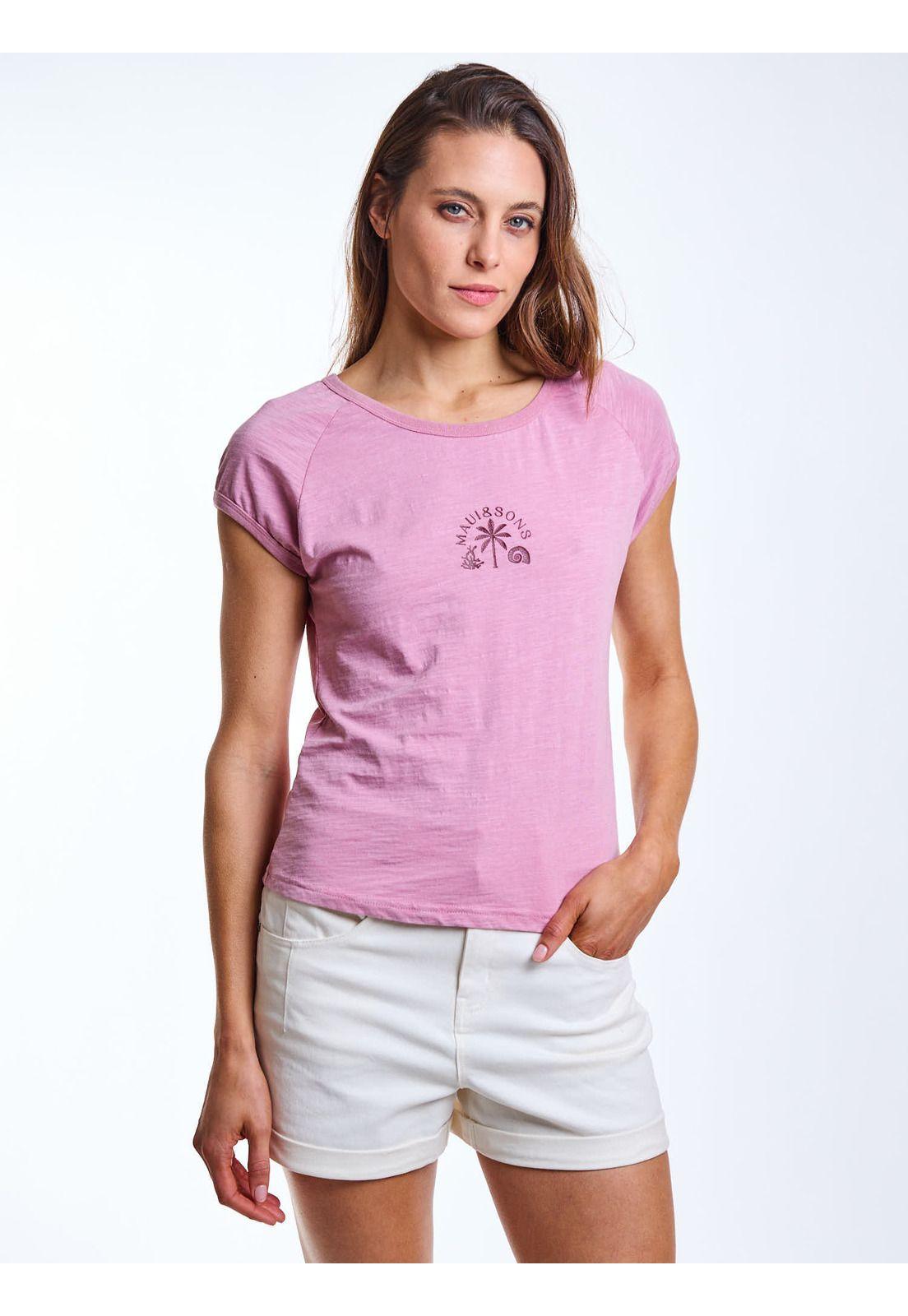 Polera MC Sore Rosado Mujer Maui and Sons-5