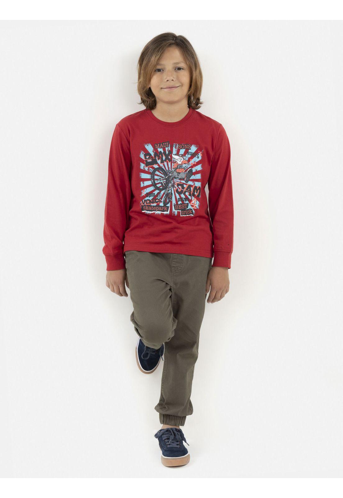 Pantalon Jogger Fit Niño Verde Maui And Sons-2