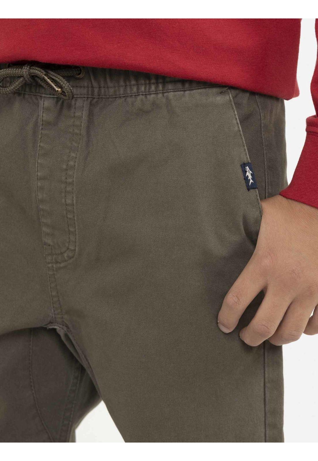 Pantalon Jogger Fit Niño Verde Maui And Sons-3