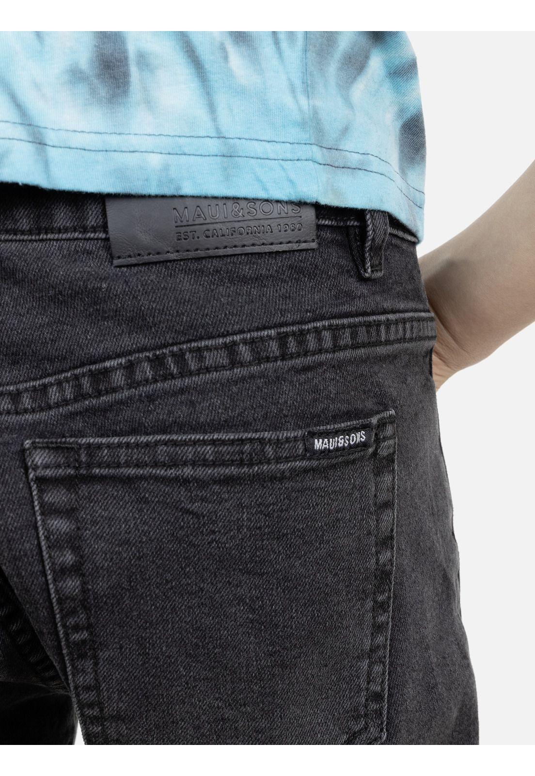 Jeans Juvenil 5N110-MI21 Negro Maui and Sons-3