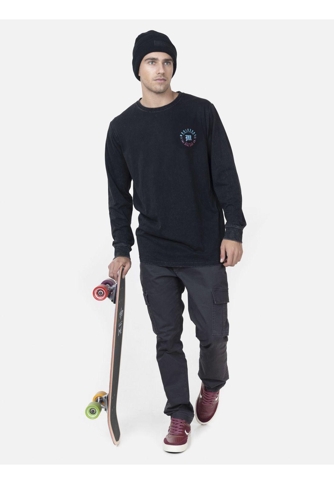 Polera Hombre THE REAL SURF CO. Negro Maui and Sons-3