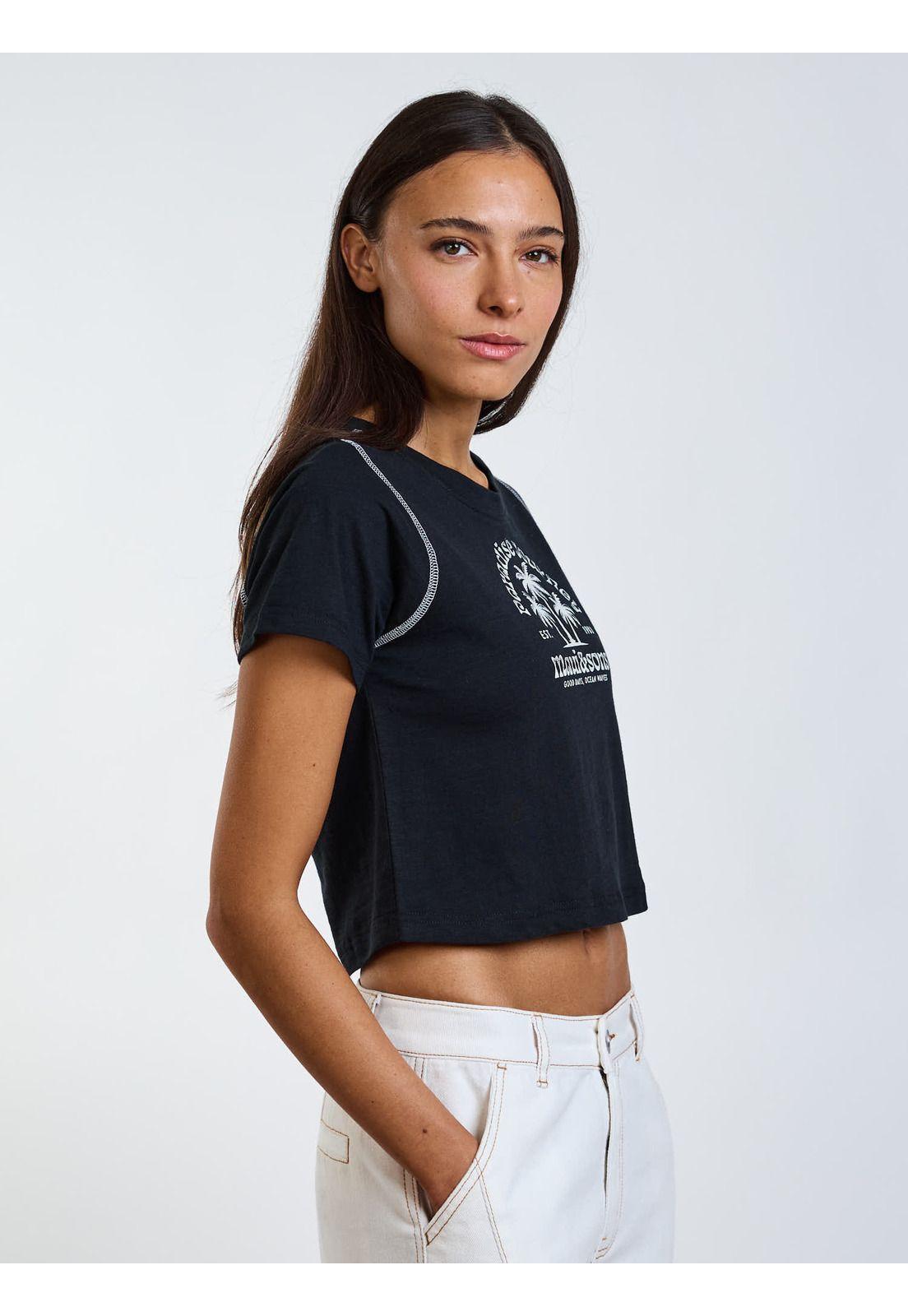 Polera MC Makana Negro Mujer Maui and Sons-2