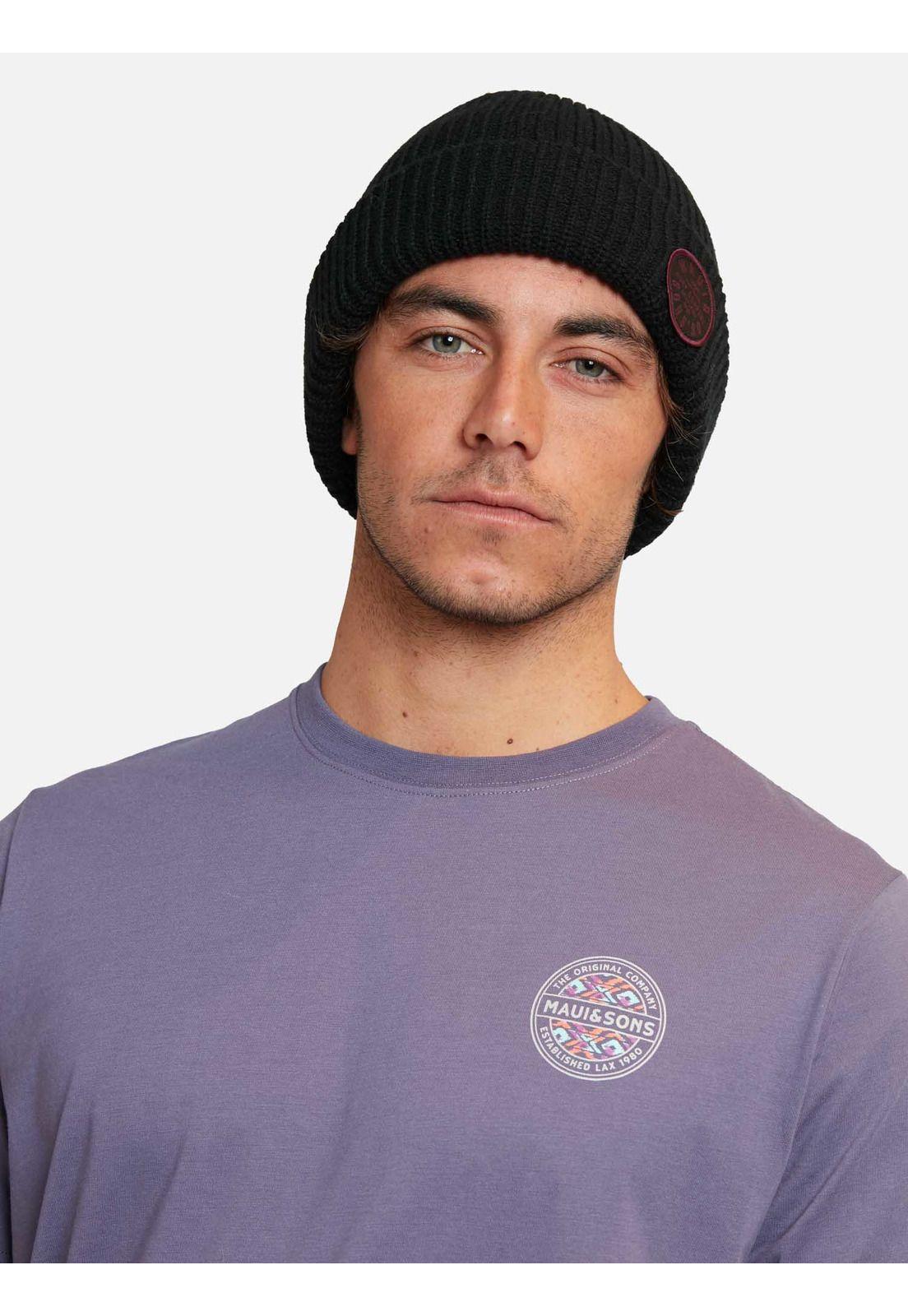 Polera art etnica desing ss tees Morado Hombre Maui And Sons-2