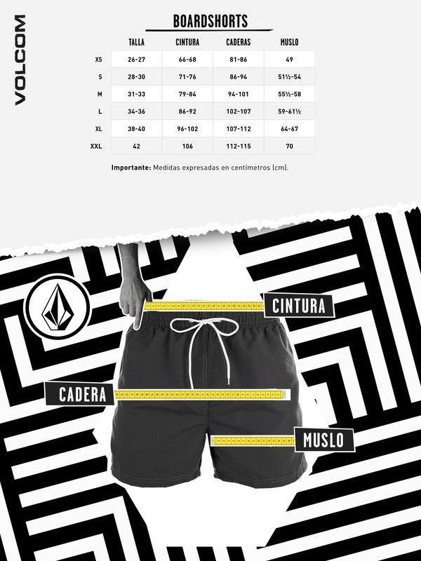 Traje De Baño Pro Ride Boardshort Negro Hombre Volcom-4