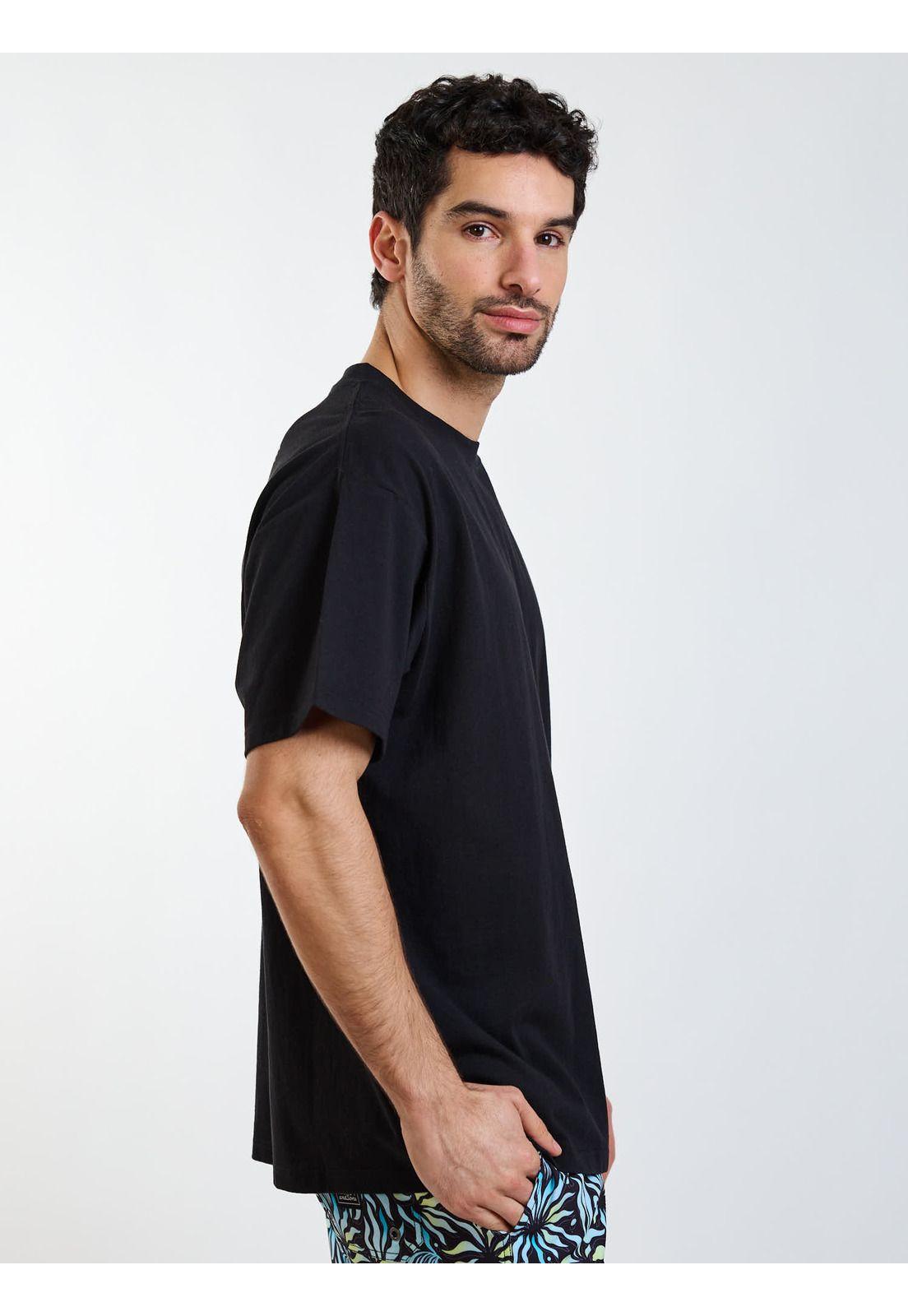 Polera MC Oversize Sunset Negro Hombre Maui and Sons-2