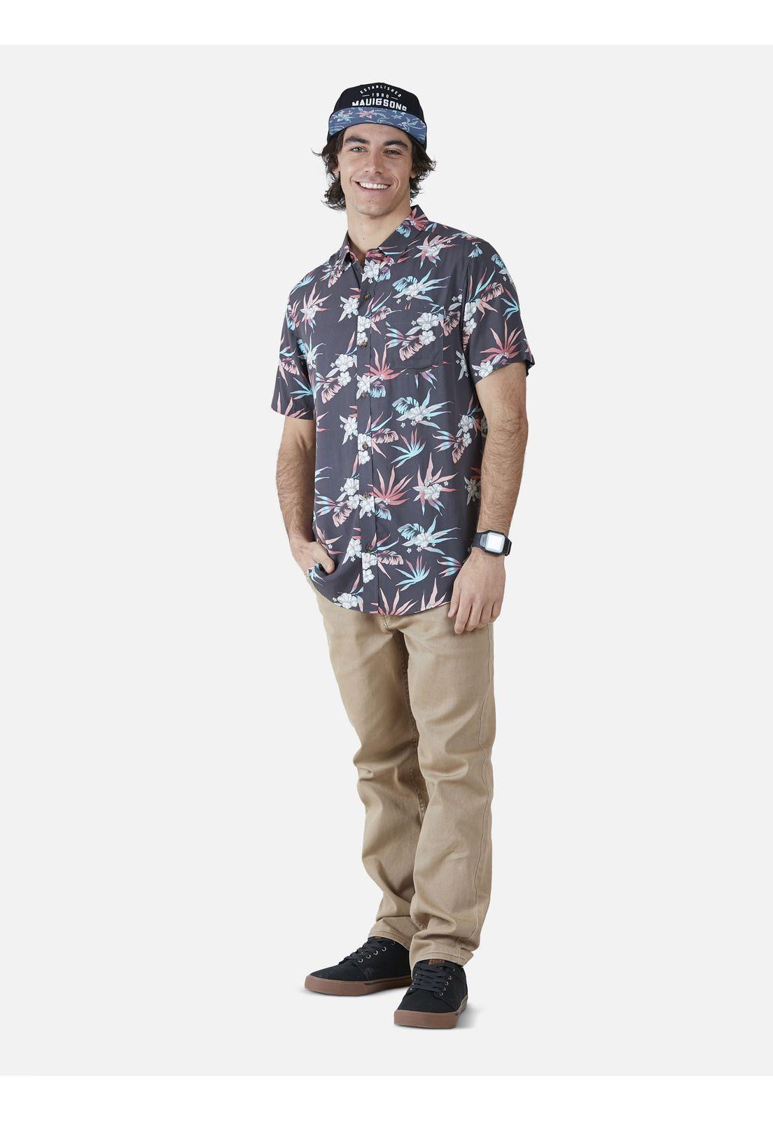 Camisa  Hombre Gris 5C900-MV22 Maui And Sons-3