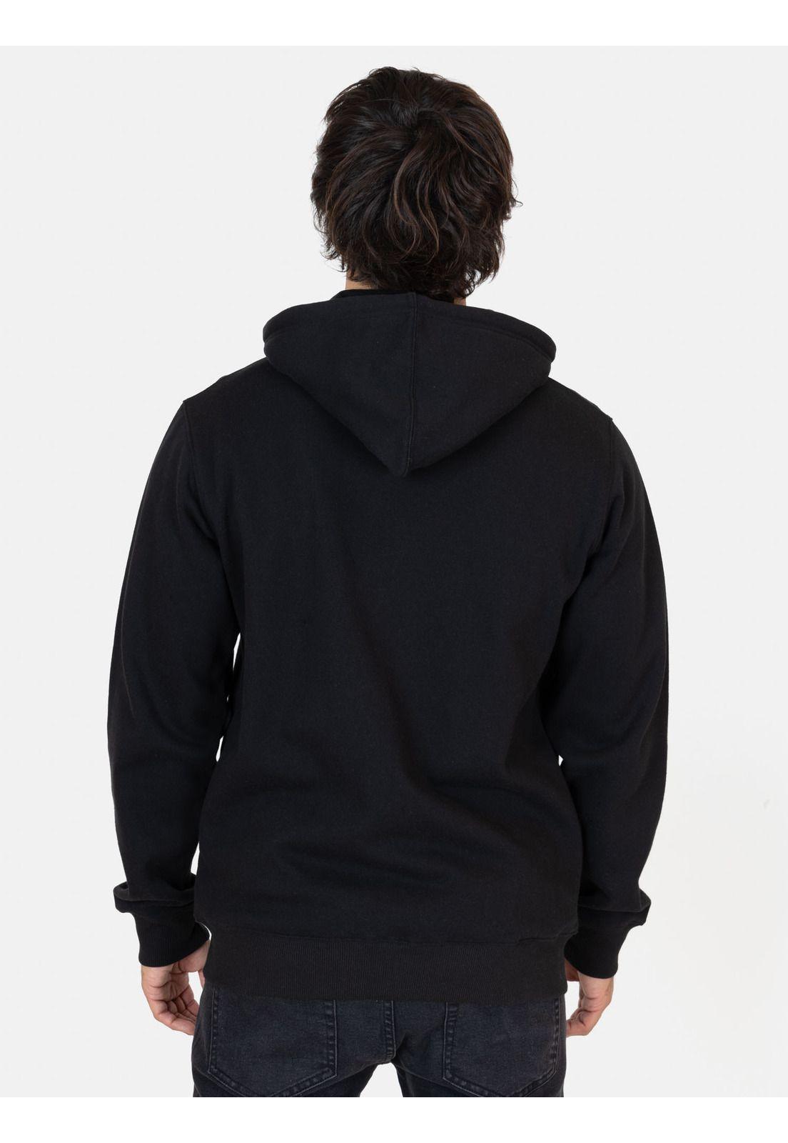Poleron FZ Wave Negro Hombre Maui And Sons-1