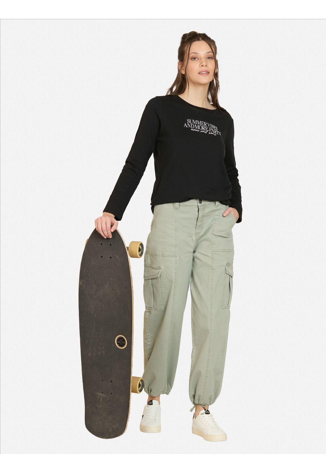 Polera ML Maurea Negro Mujer Maui And Sons-3