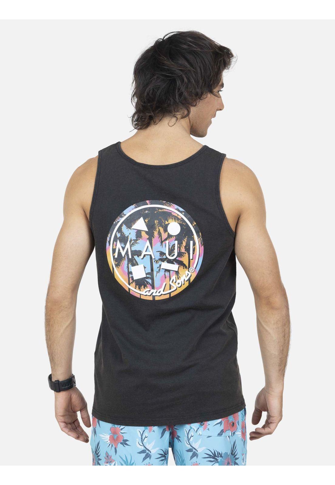 Polera  Hombre Negro 5P581-MV22 Maui And Sons-1