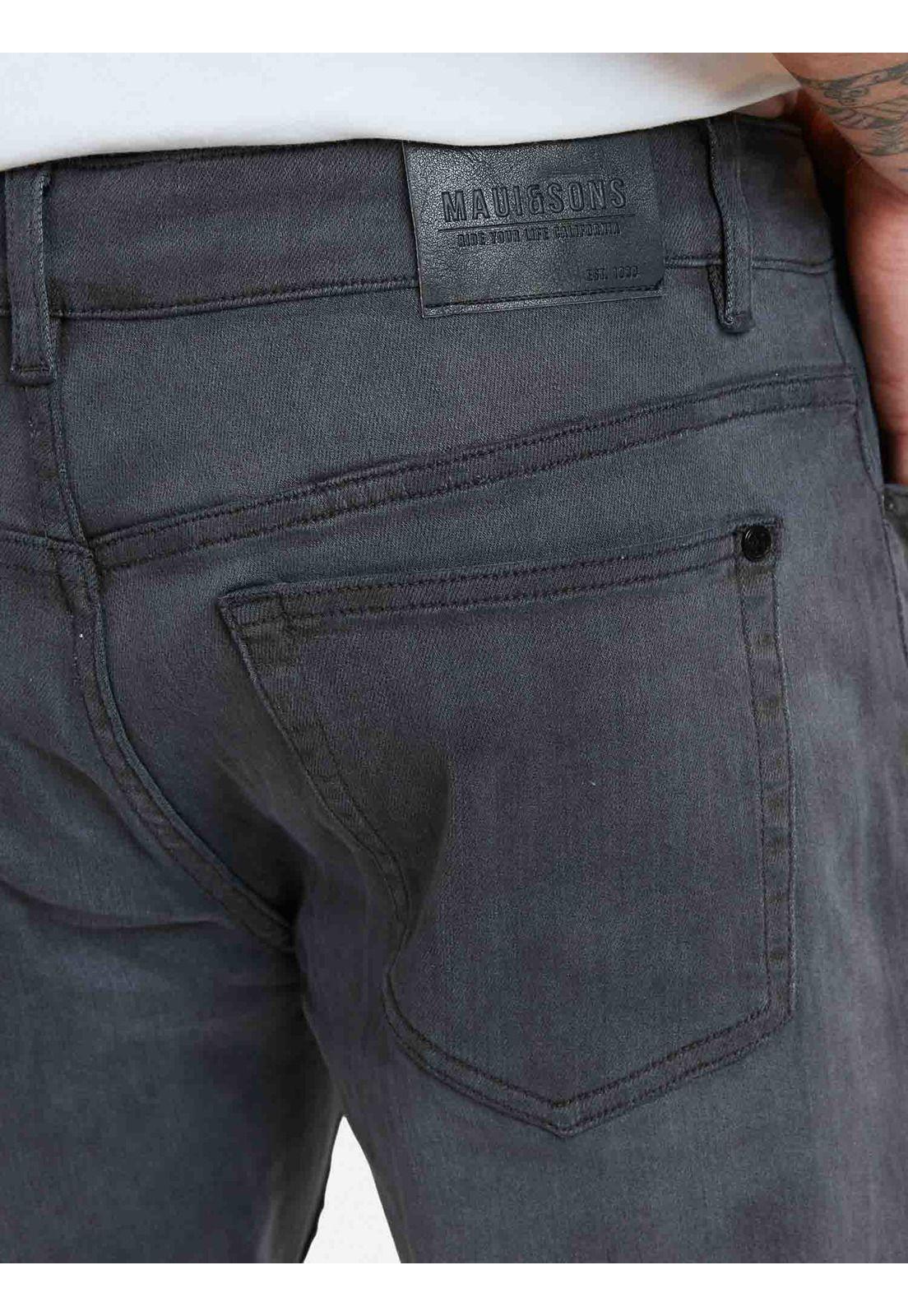 Pantalon Skinny Maui Denim Grey Hombre Gris Maui And Sons-2