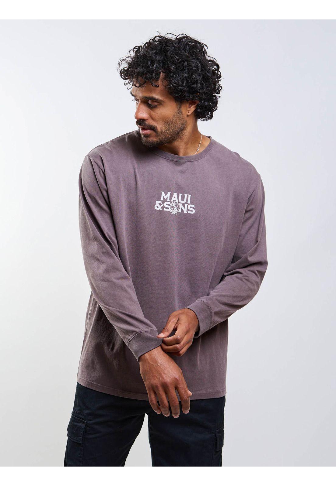 Polera ML The World Surf Café Hombre Maui And Sons-0