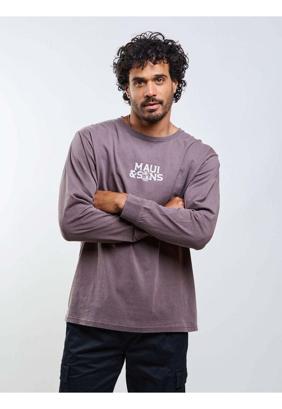 Polera ML The World Surf Café Hombre Maui And Sons-4