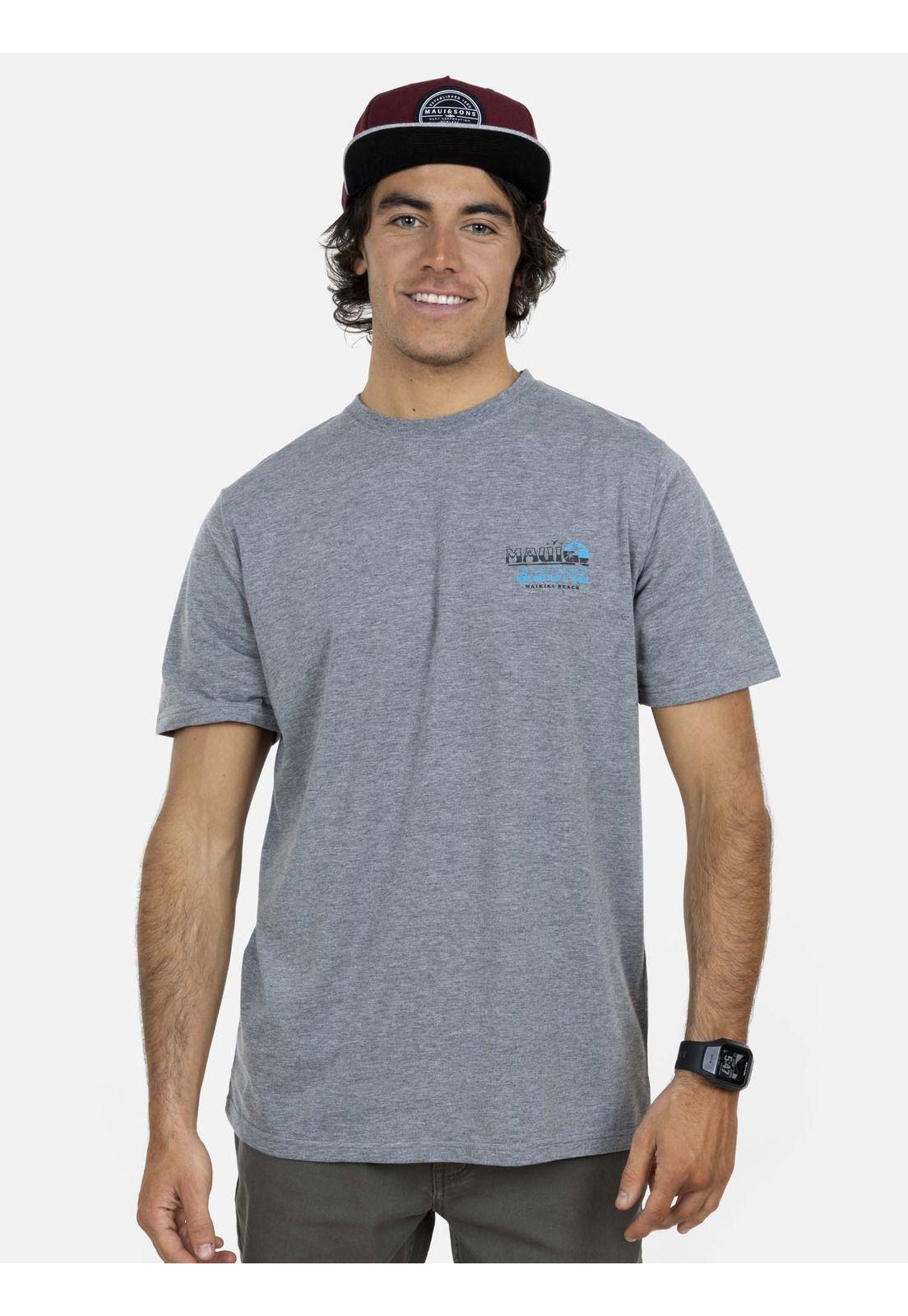 Polera Hombre Gris 5P998-MV22 Maui And Sons-0