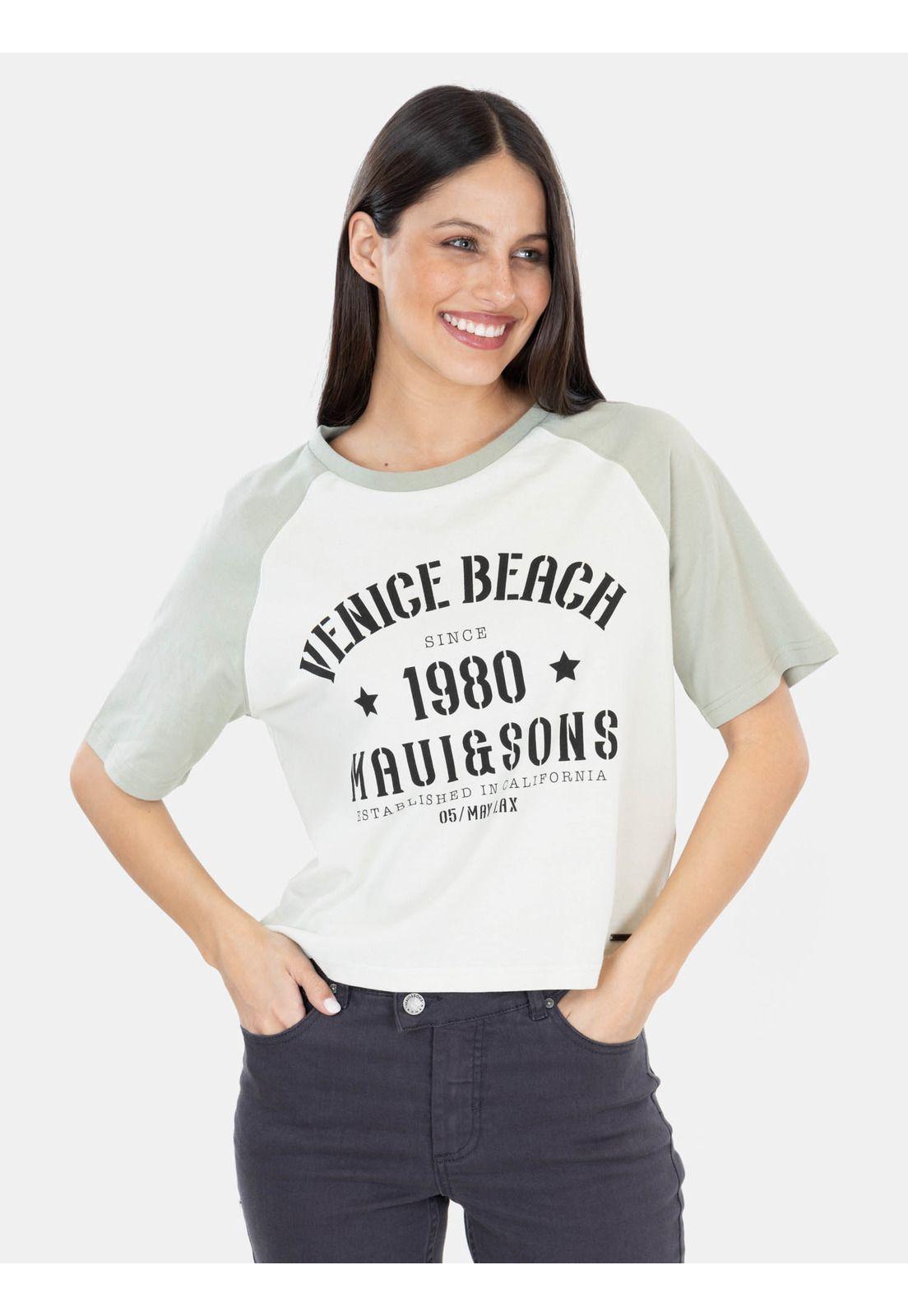 Polera MC Bell Verde Mujer Maui And Sons-0