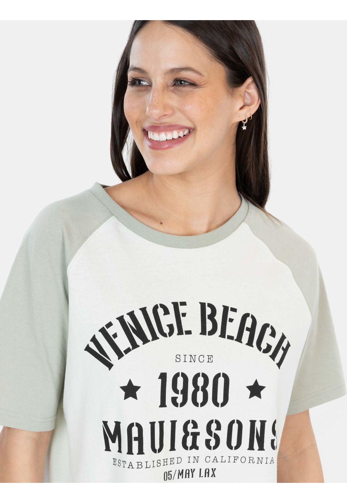 Polera MC Bell Verde Mujer Maui And Sons-3