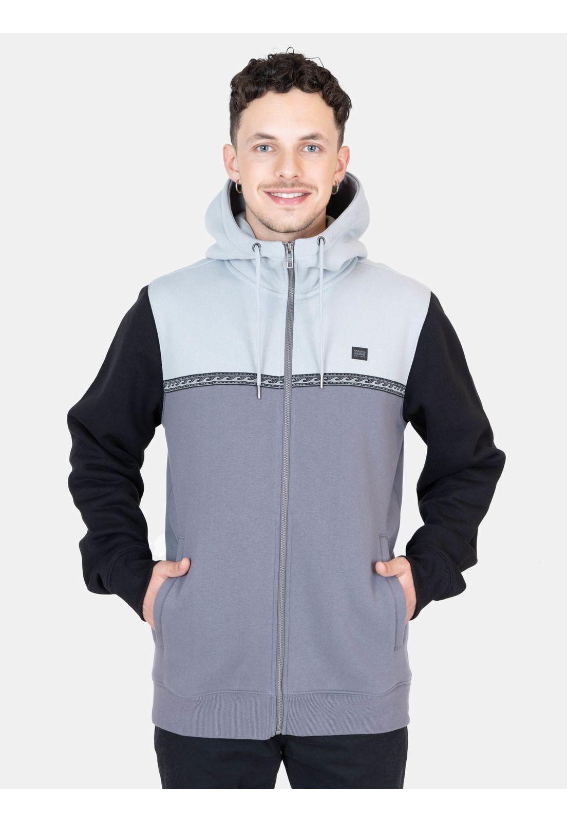 Poleron FZ Dalus Gris Hombre Maui And Sons-0