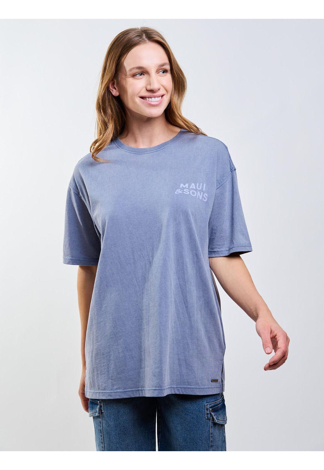 Polera Mc Tabarca Azul Mujer Maui And Sons-4