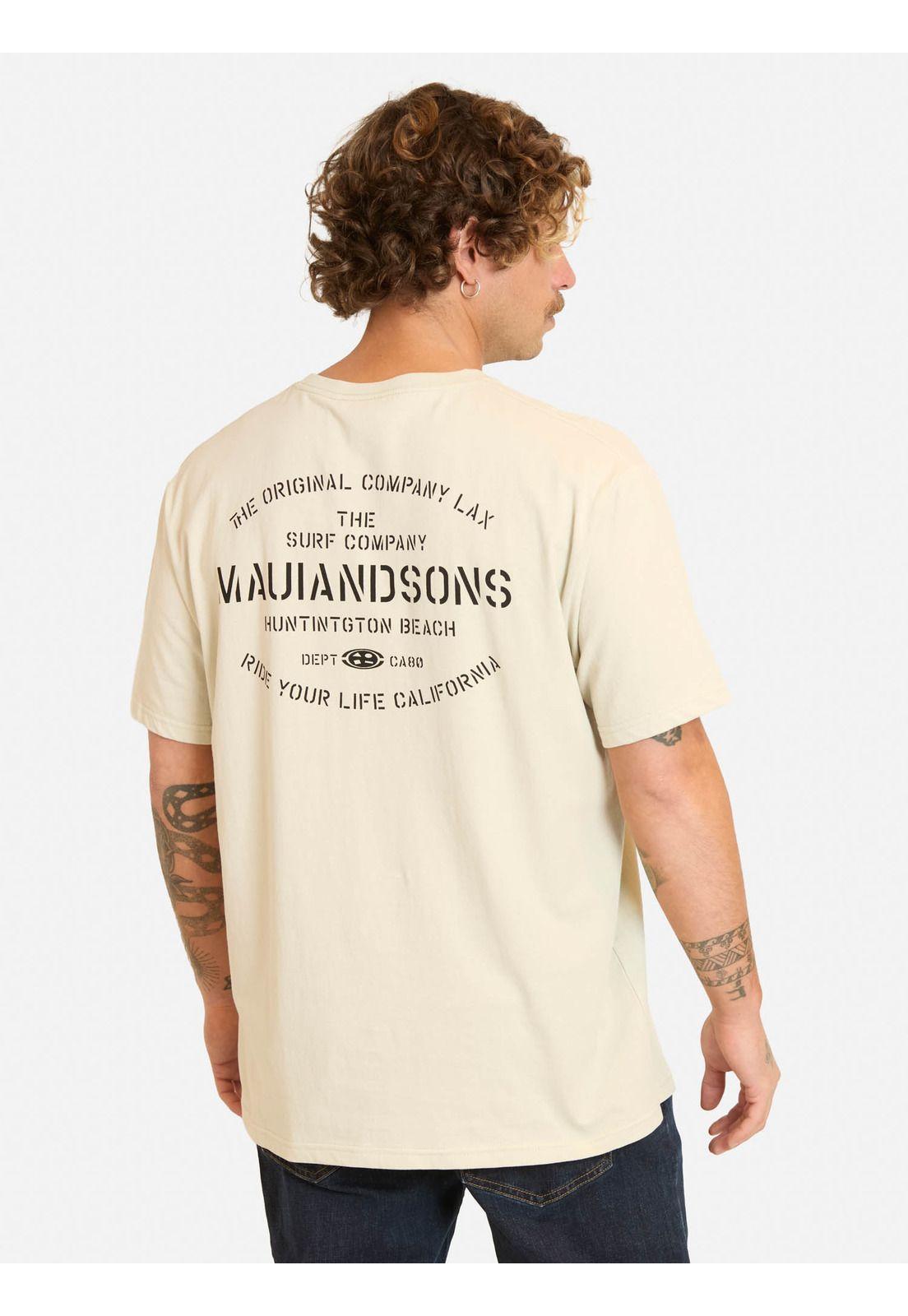 Polera MC Lokix Beige Hombre Maui And Sons-1