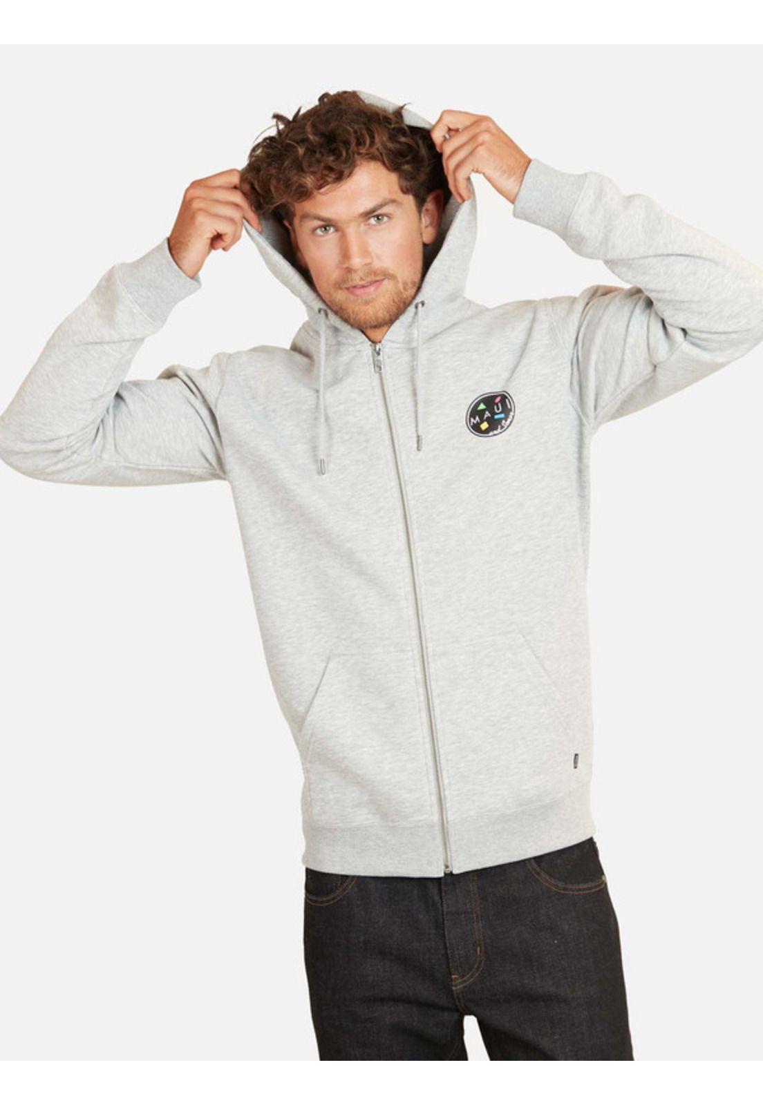 Poleron Origin Coockie Hombre Gris Maui And Sons-0