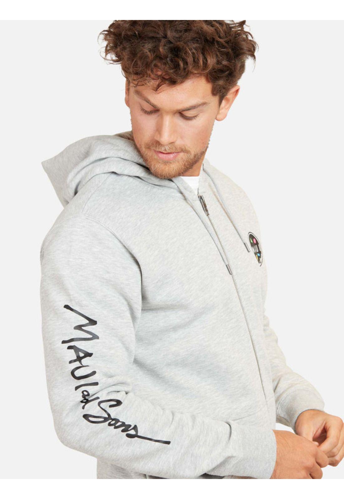 Poleron Origin Coockie Hombre Gris Maui And Sons-2