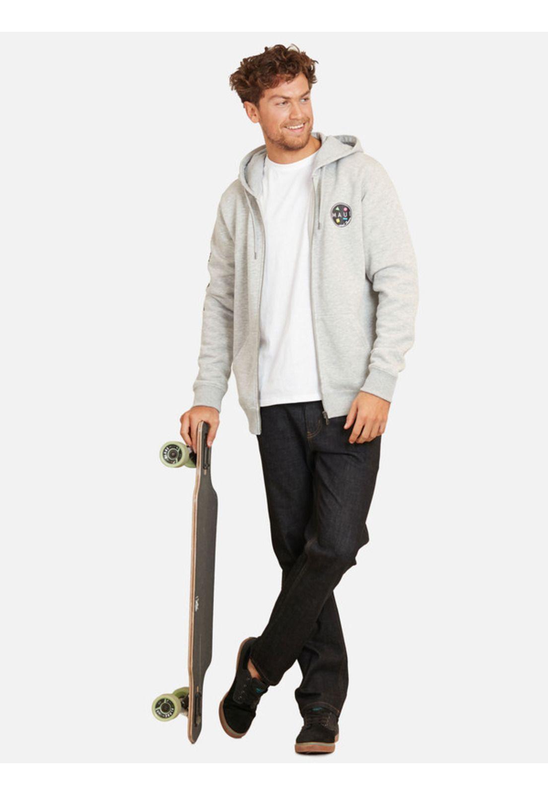 Poleron Origin Coockie Hombre Gris Maui And Sons-3