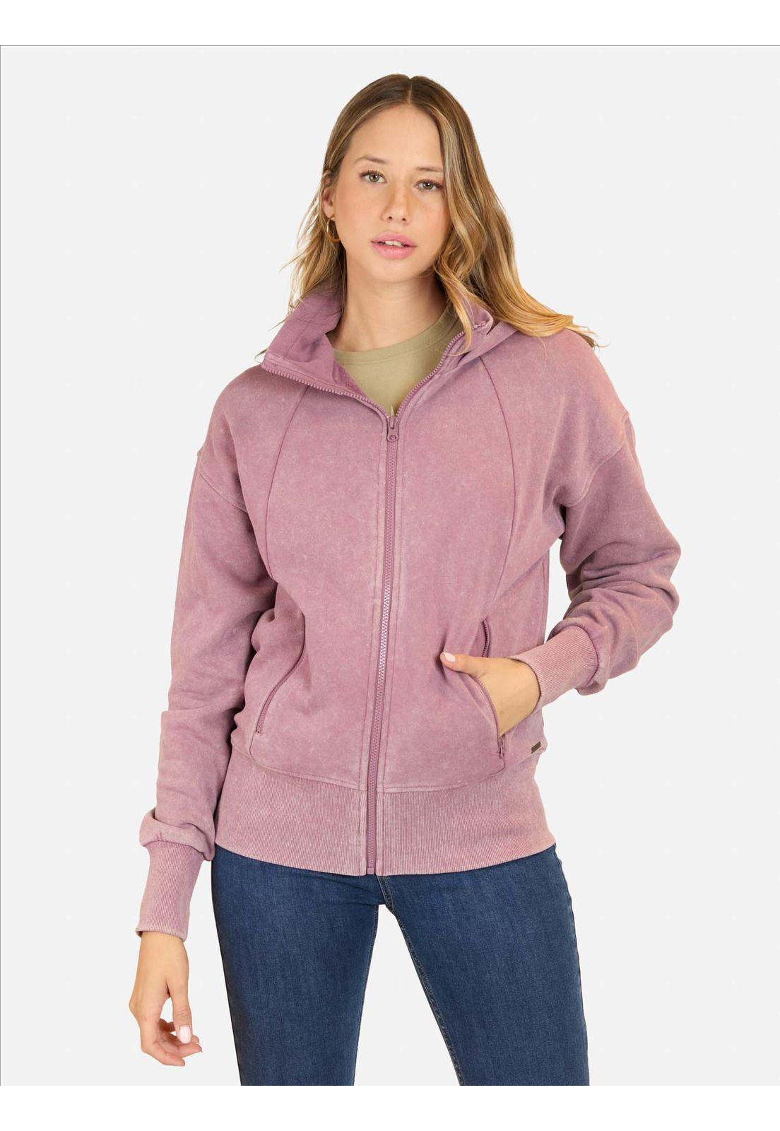 Poleron FZ Flow Morado Mujer Maui And Sons-0