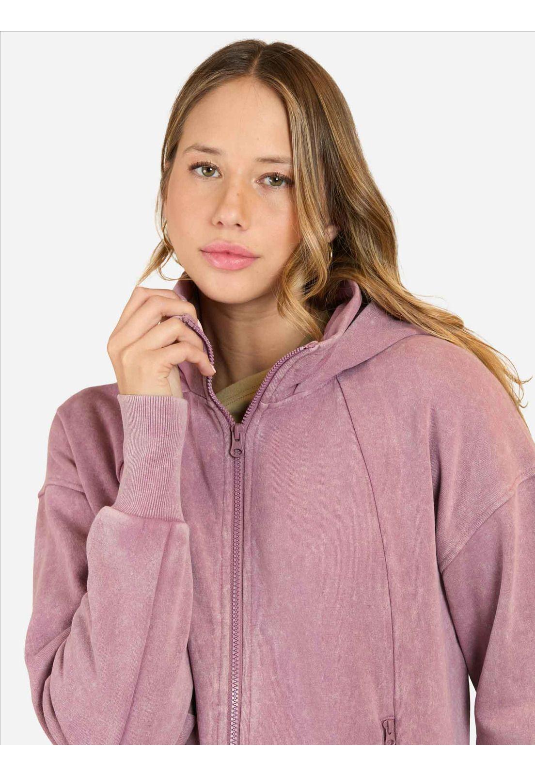 Poleron FZ Flow Morado Mujer Maui And Sons-2