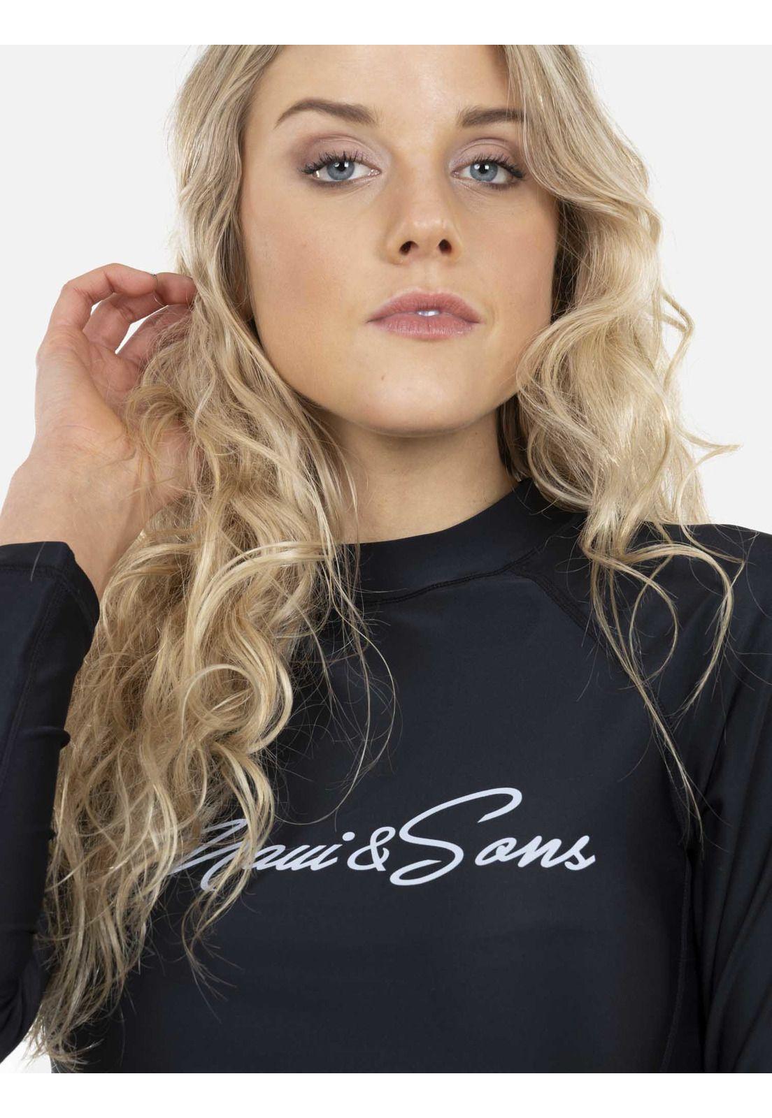 Polera UVP BLACK SONS M/L Mujer Negro Maui and Sons-2